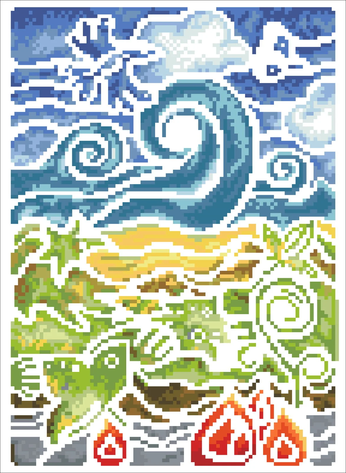 Diamond Dotz Natural Wonders Mosaic - 10.6" x 14.6" - Image 4