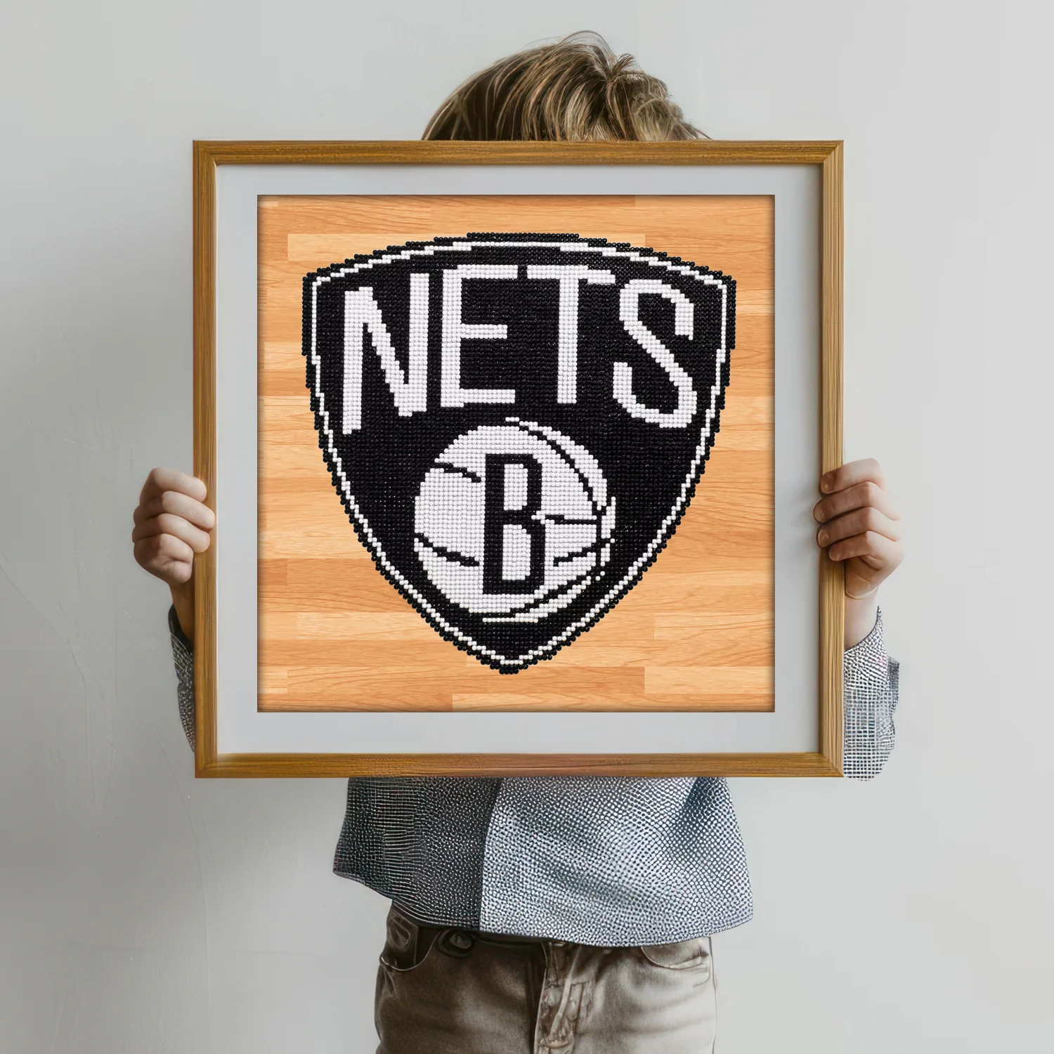 Diamond Dotz NBA Brooklyn Nets - 12.6" x 12.6" - Image 4