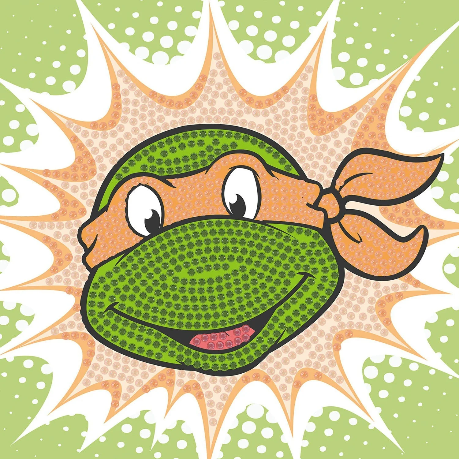 Diamond Dotz Ninja in Training - 11.0" x 11.0" - Image 5