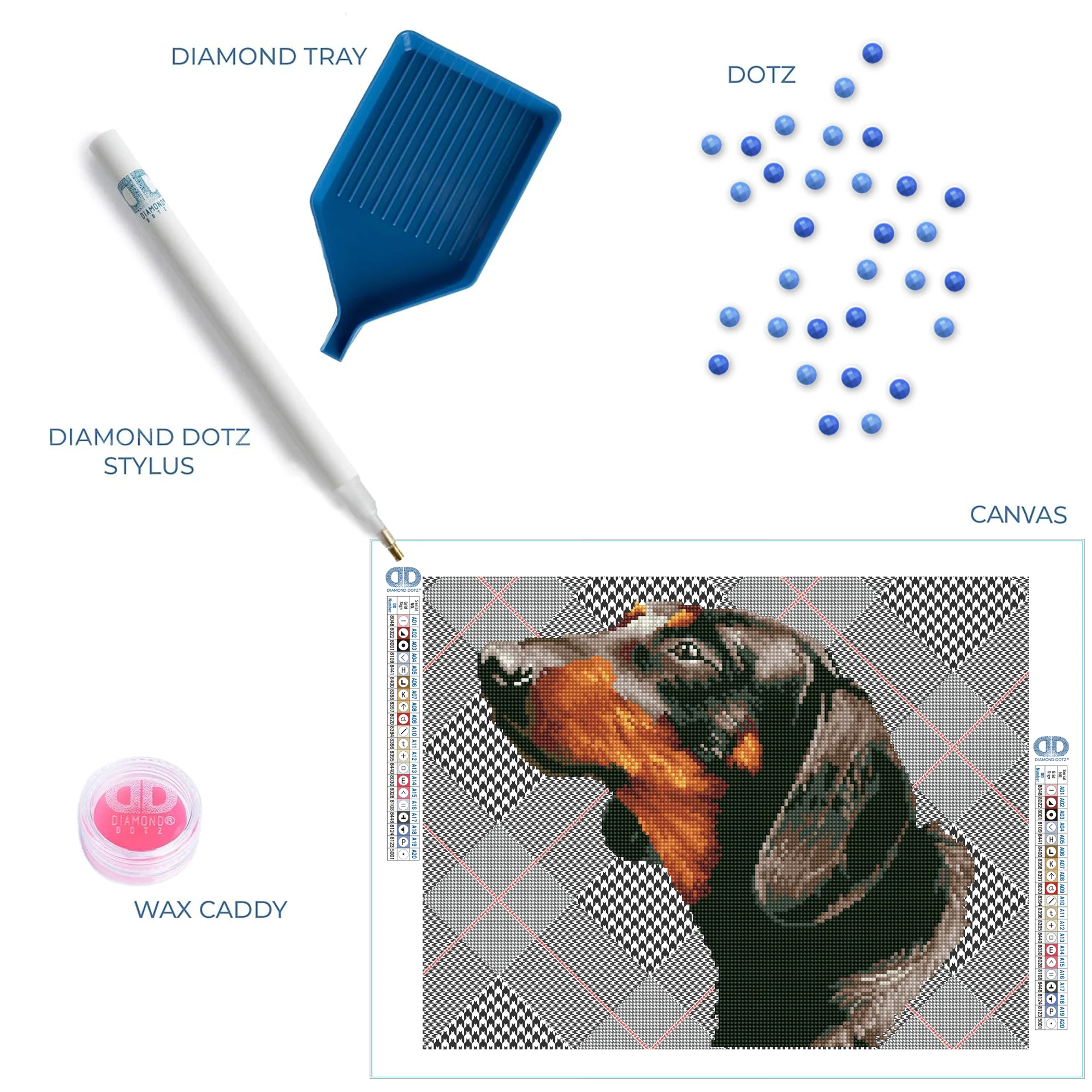 Diamond Dotz Noble Dachsie - 18.5" x 14.6" - Image 5