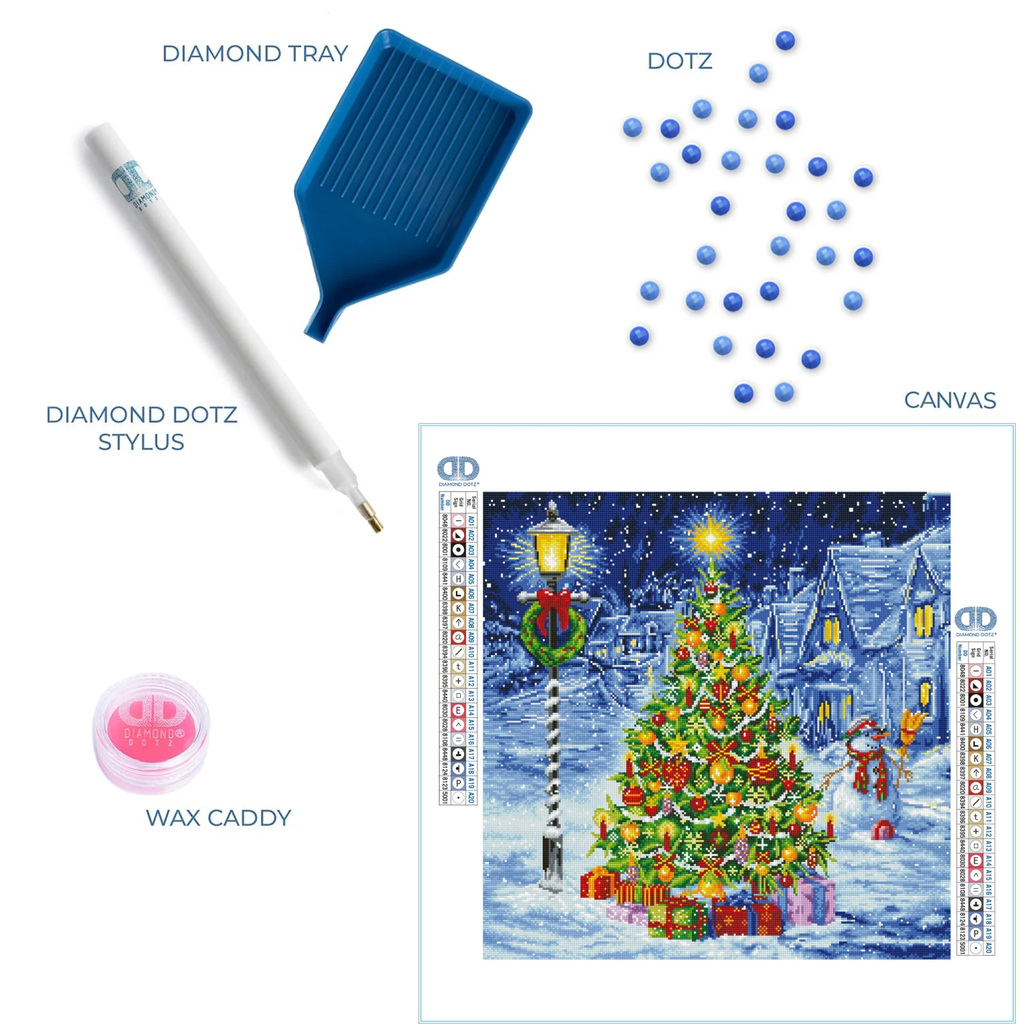 Diamond Dotz Oh Christmas Tree - 26.4" x 26.4" - Image 3