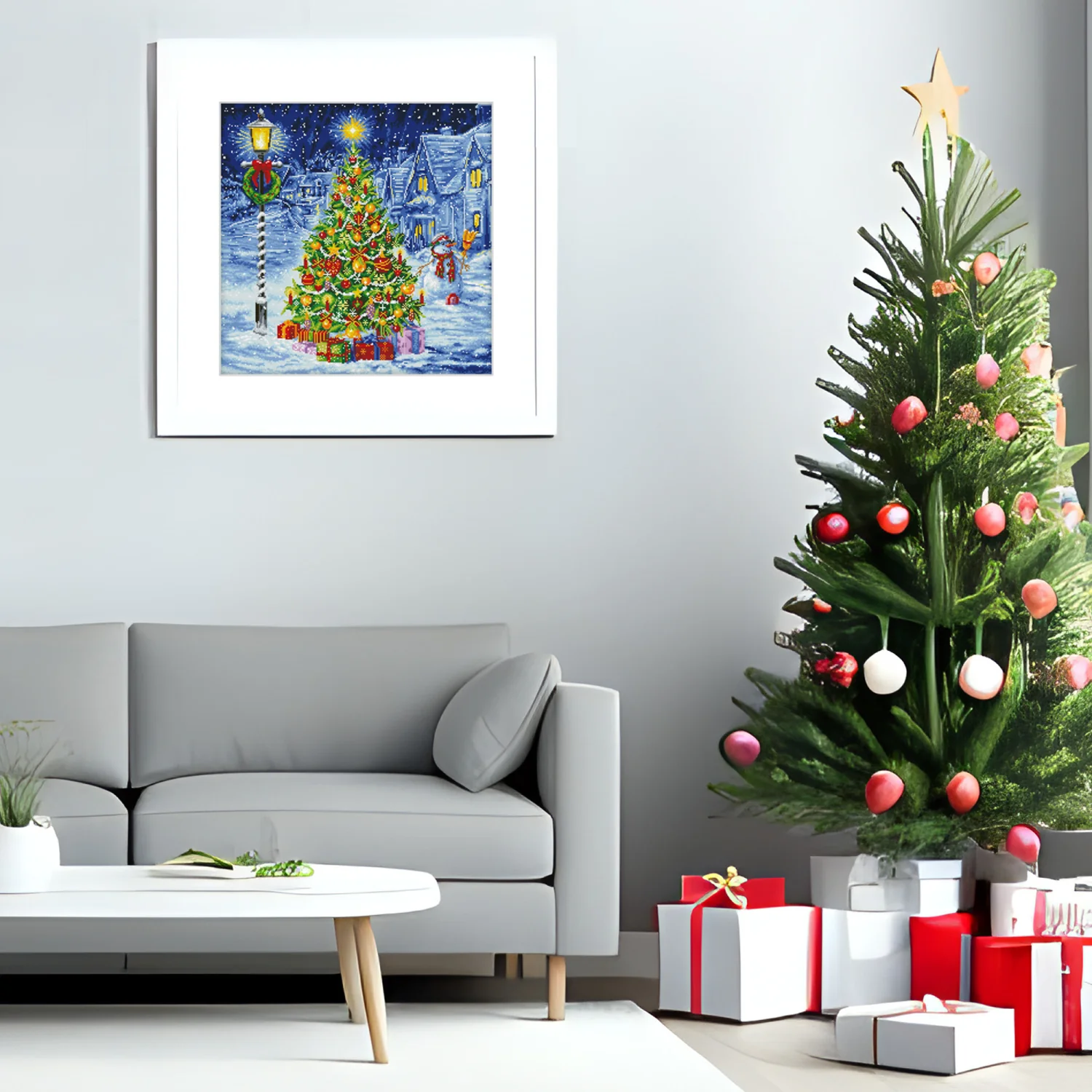 Diamond Dotz Oh Christmas Tree - 26.4" x 26.4" - Image 5