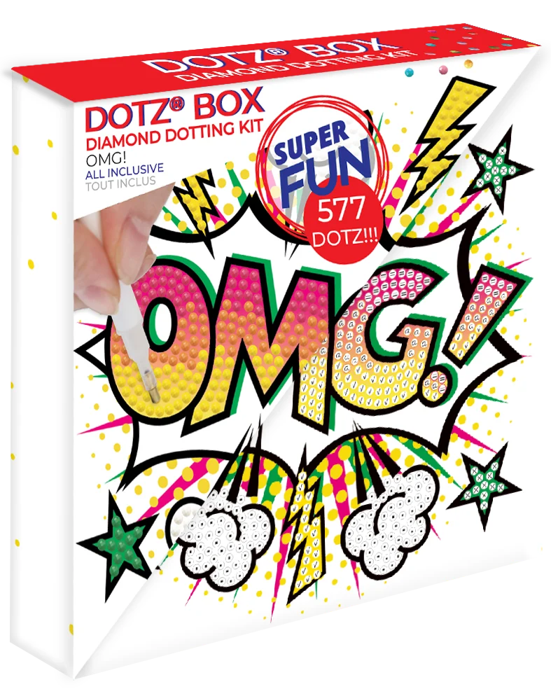 Diamond Dotz Decorative Box OMG - 5.9" x 5.9" - Image 3