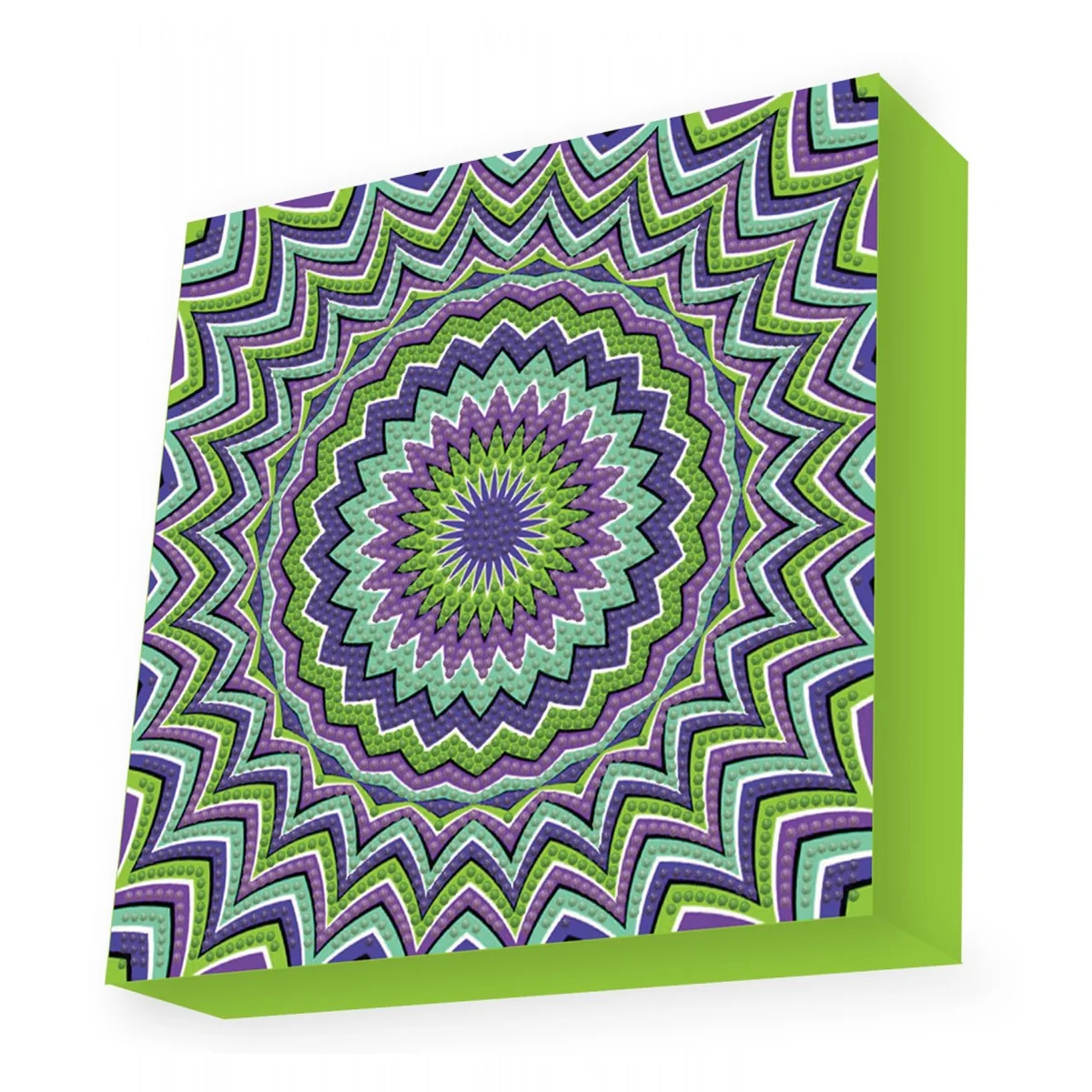Diamond Dotz Decorative Box Optical Illusion - 8.7" x 8.7"