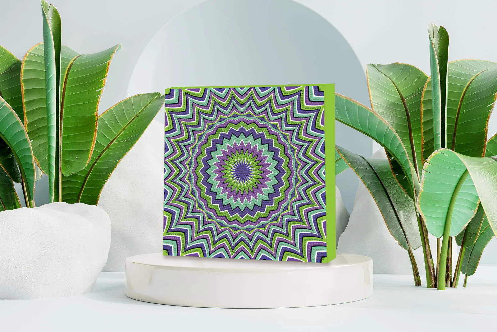 Diamond Dotz Decorative Box Optical Illusion - 8.7" x 8.7" - Image 2
