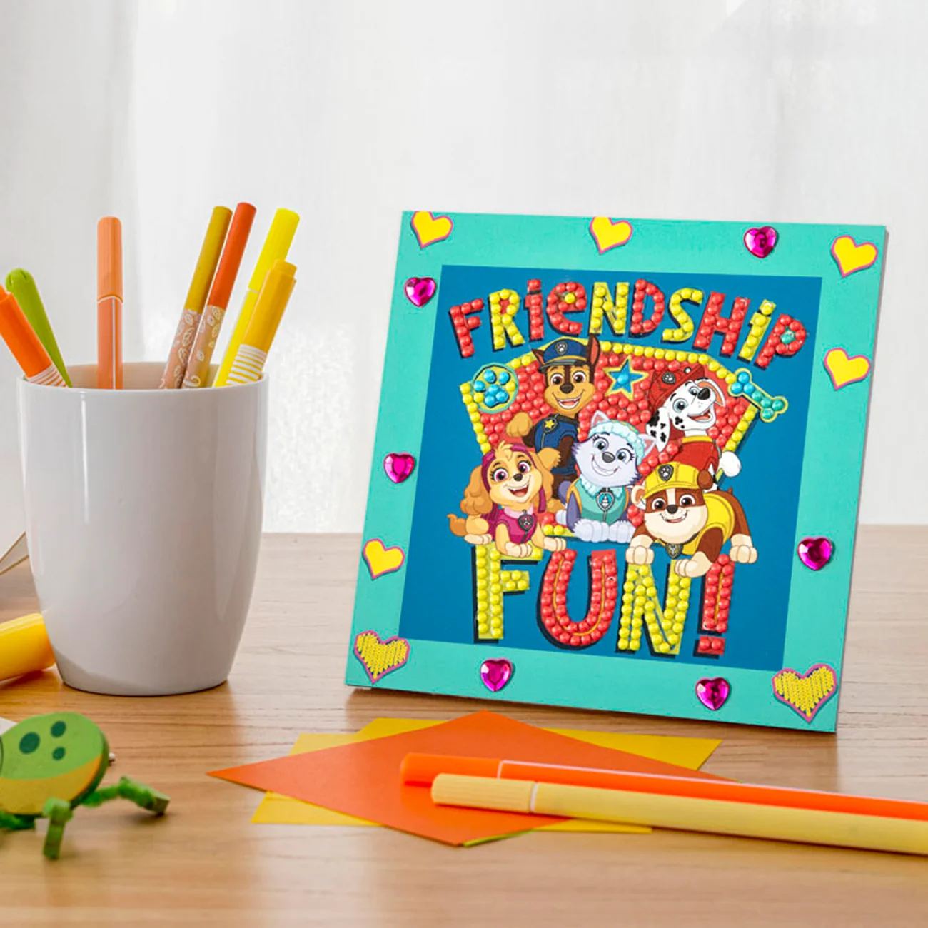 Diamond Dotz DOTZIES PAW PATROL Friendship FUN! Diamond Painting - 5.1" x 5.1" - Image 4