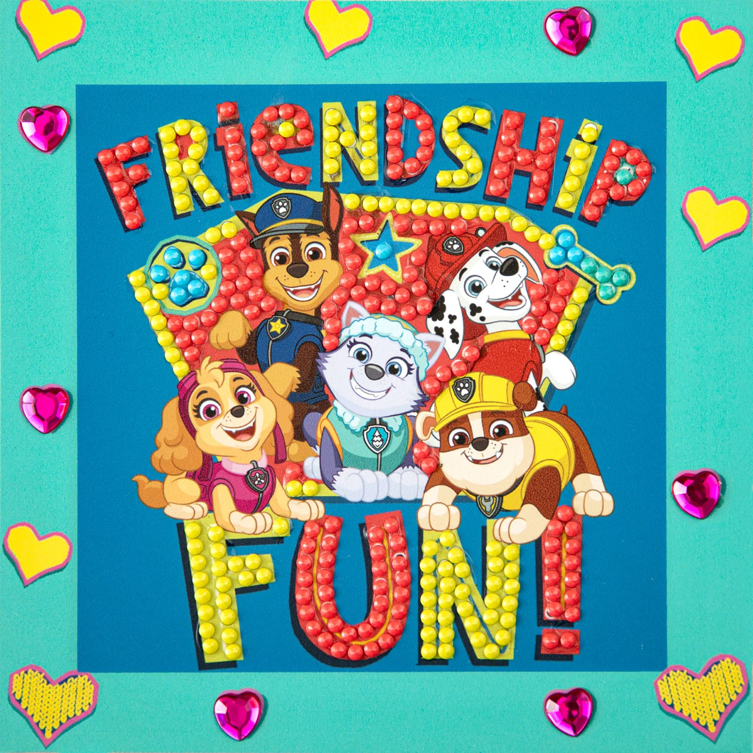 Diamond Dotz DOTZIES PAW PATROL Friendship FUN! Diamond Painting - 5.1" x 5.1" - Image 5