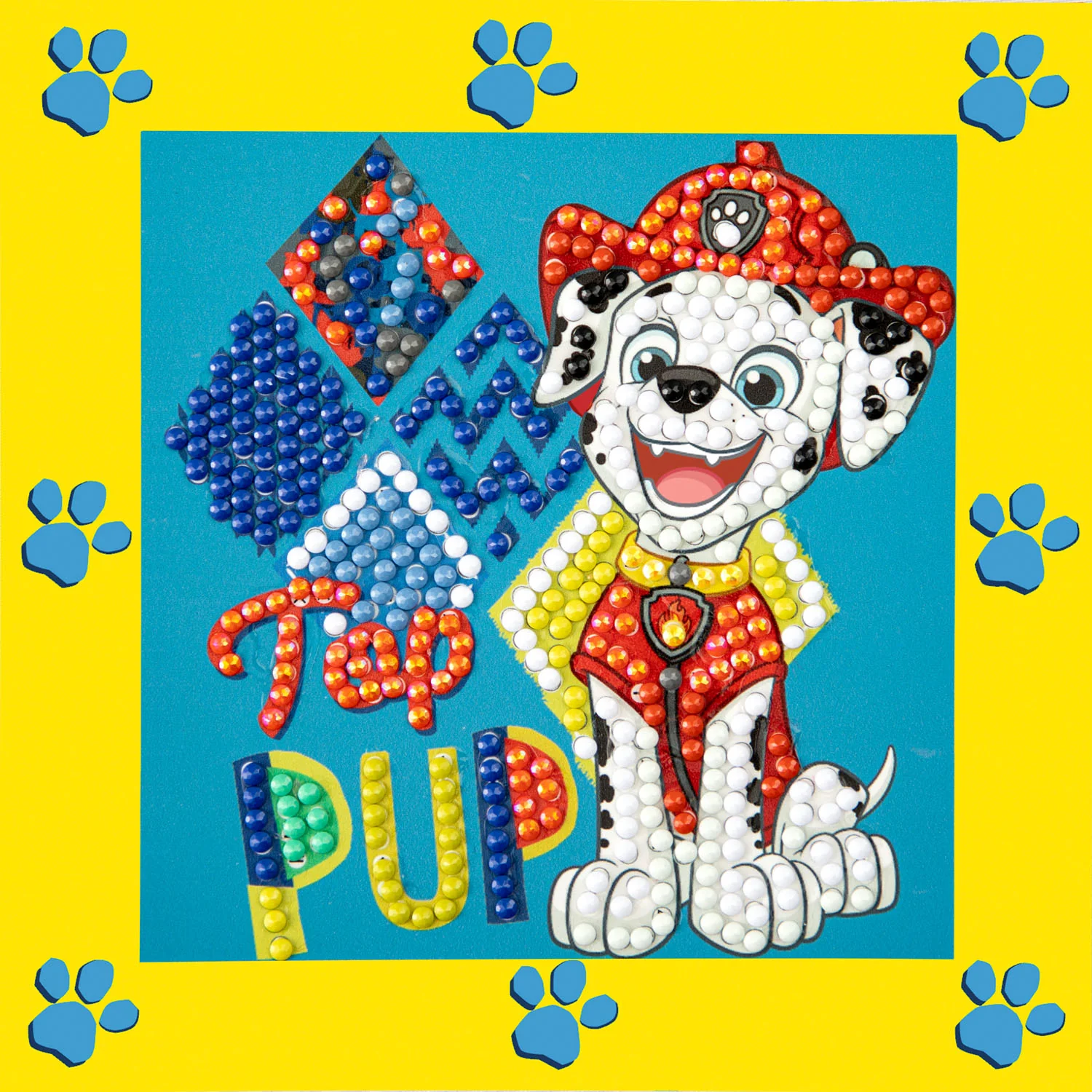 Diamond Dotz DOTZIES PAW PATROL Top Pup Diamond Painting - 5.1" x 5.1" - Image 5