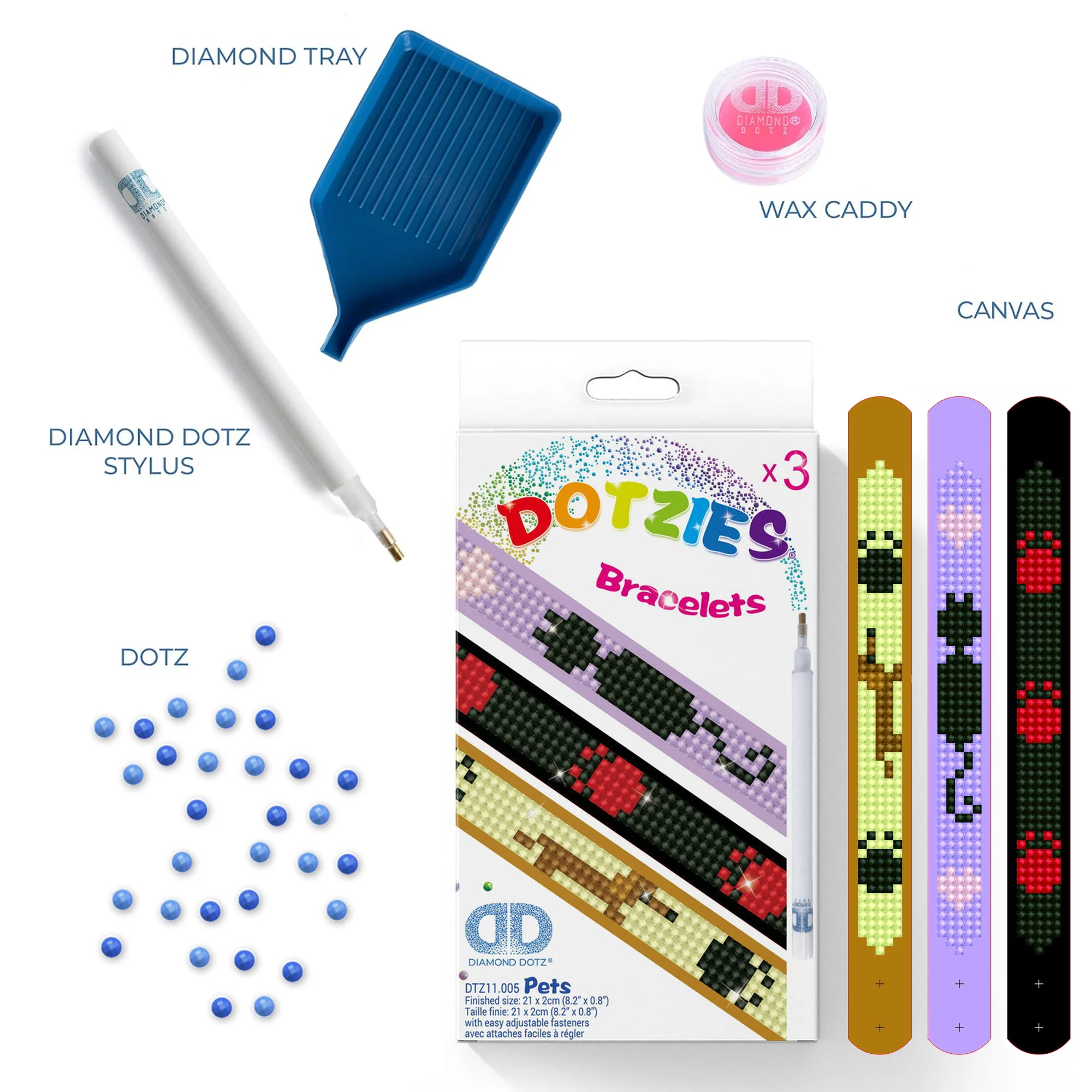 Diamond Dotz DOTZIES Pets Bracelets Diamond Painting - 8.3" x 0.8" - Image 6