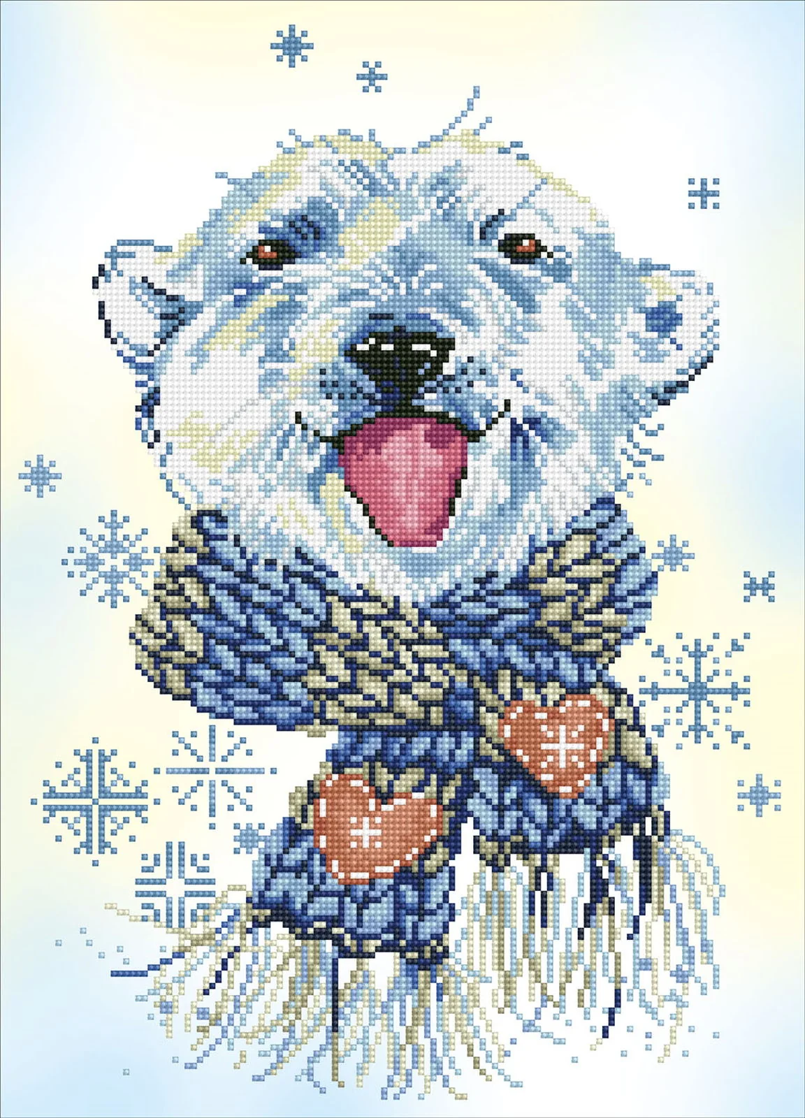 Diamond Dotz Polar Dude - 14.6" x 20.1"