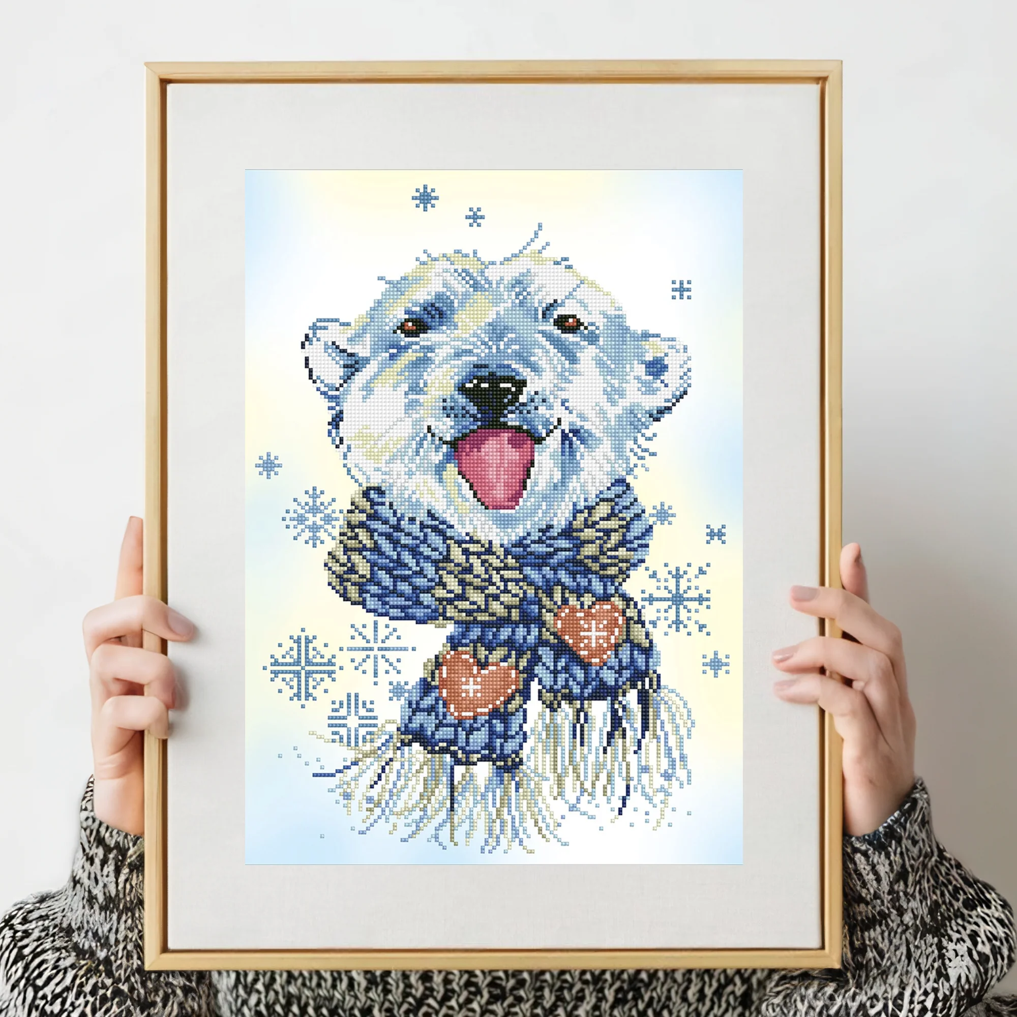 Diamond Dotz Polar Dude - 14.6" x 20.1" - Image 2