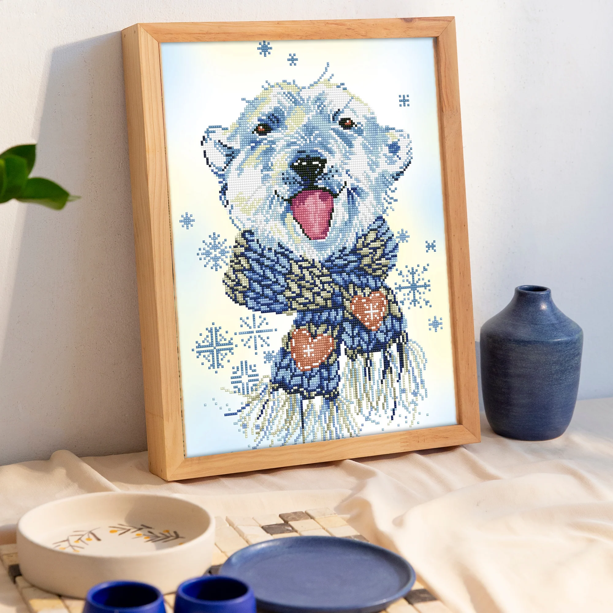Diamond Dotz Polar Dude - 14.6" x 20.1" - Image 3