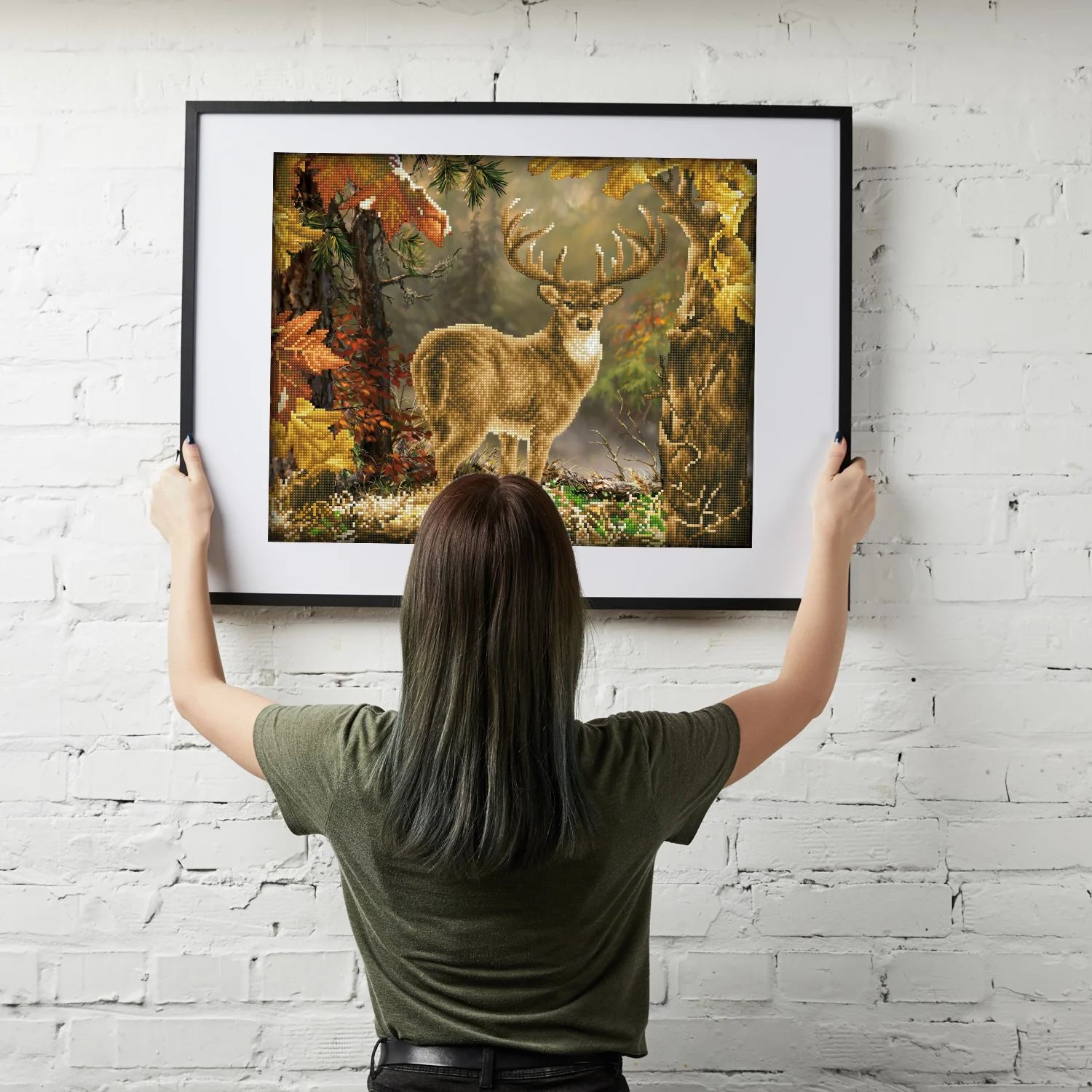 Diamond Dotz Prince of the Forest - 20.5" x 16.5" - Image 3