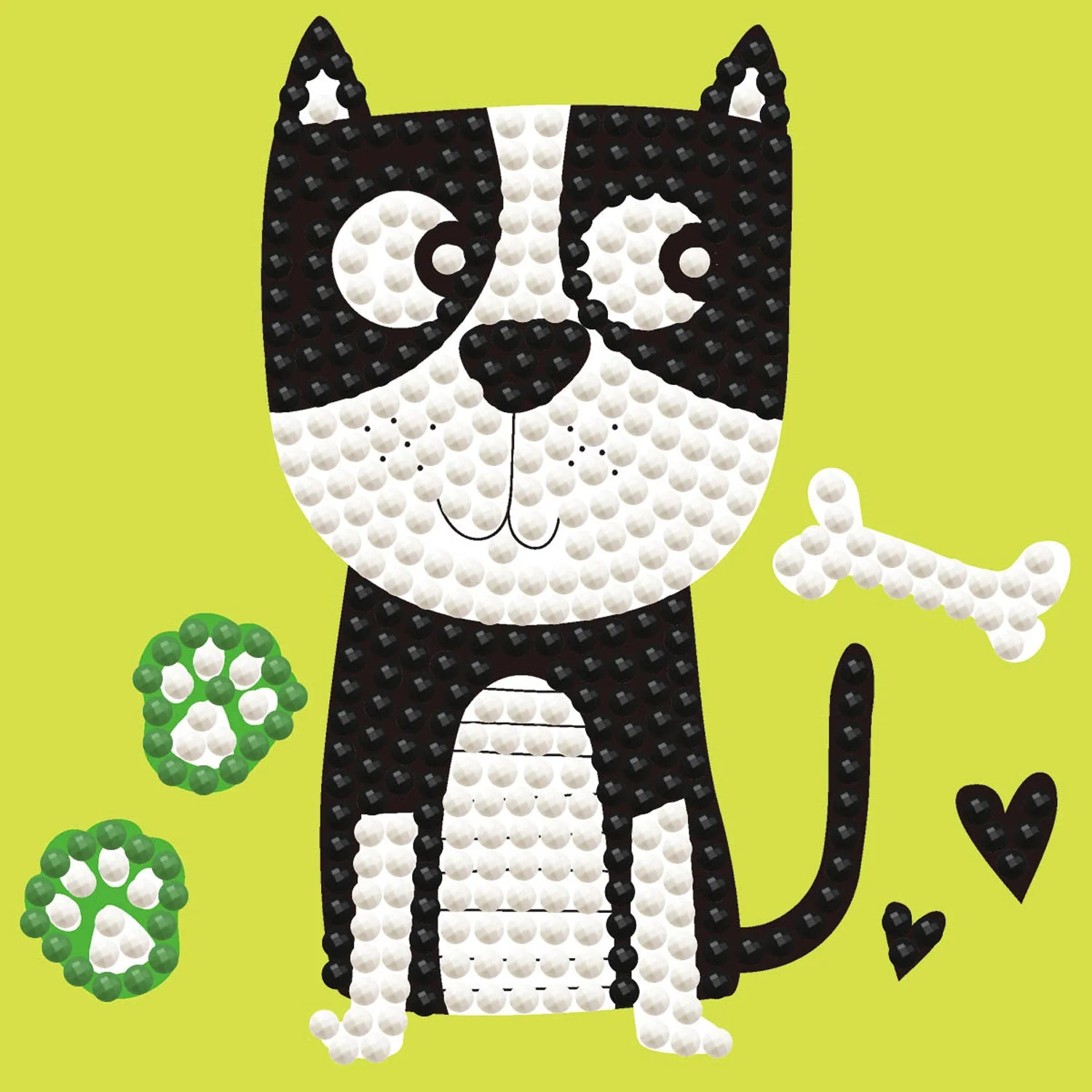 Diamond Dotz Puppy Munch Framed Kit - 4.0" x 4.0" - Image 2
