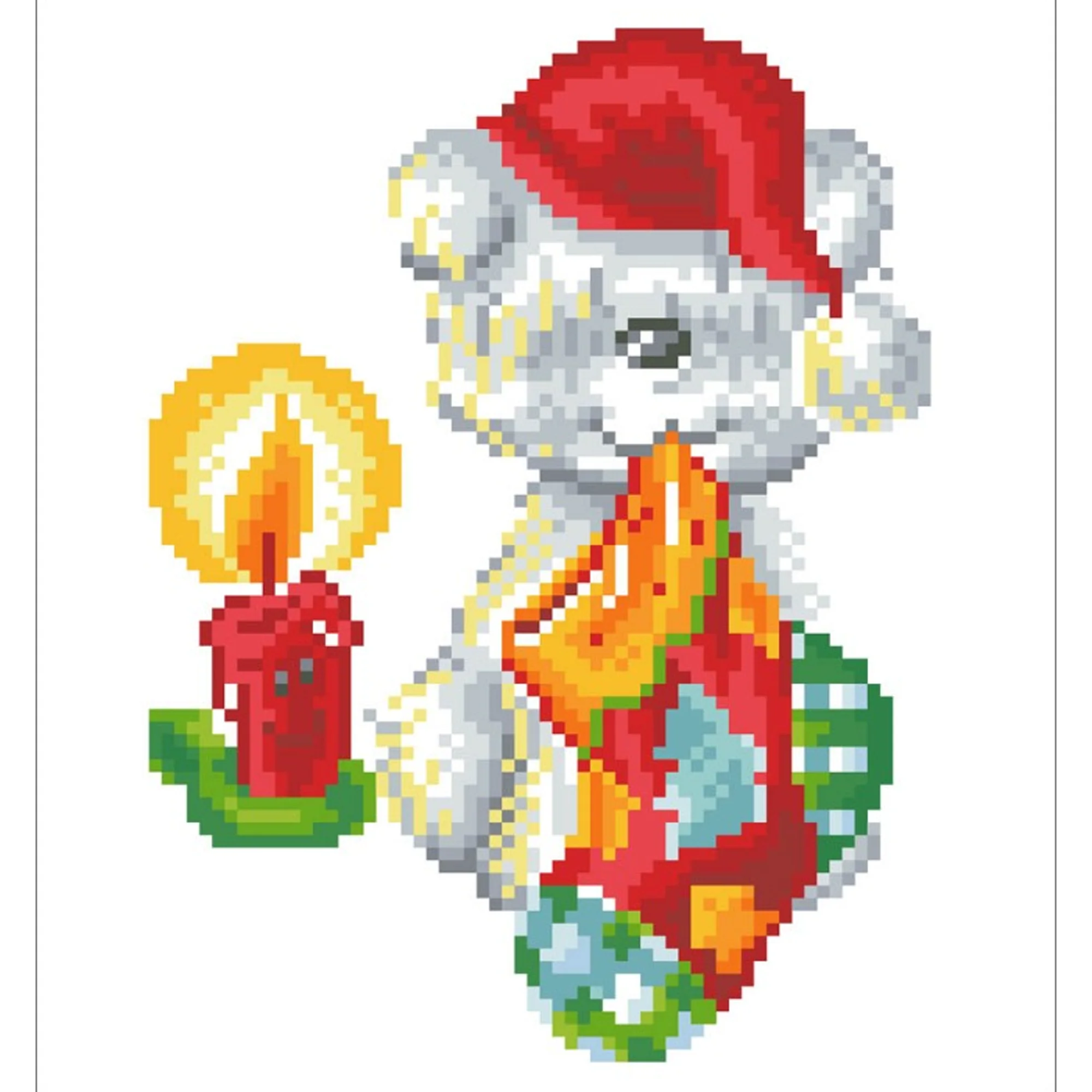 Diamond Dotz Puppy Stocking - 9.1" x 9.8" - Image 5