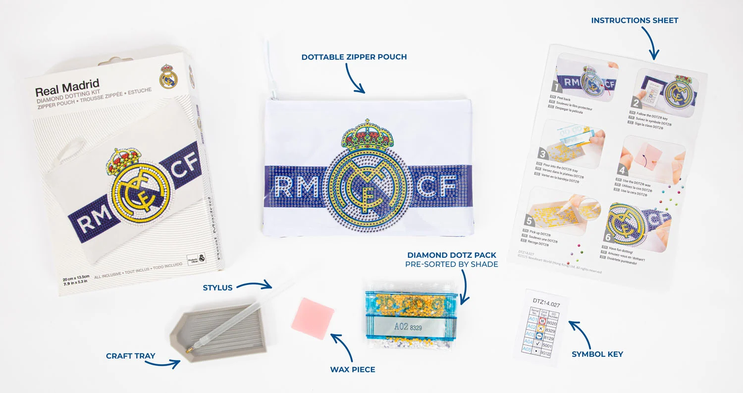 Real Madrid Zipper Pouch - Image 3
