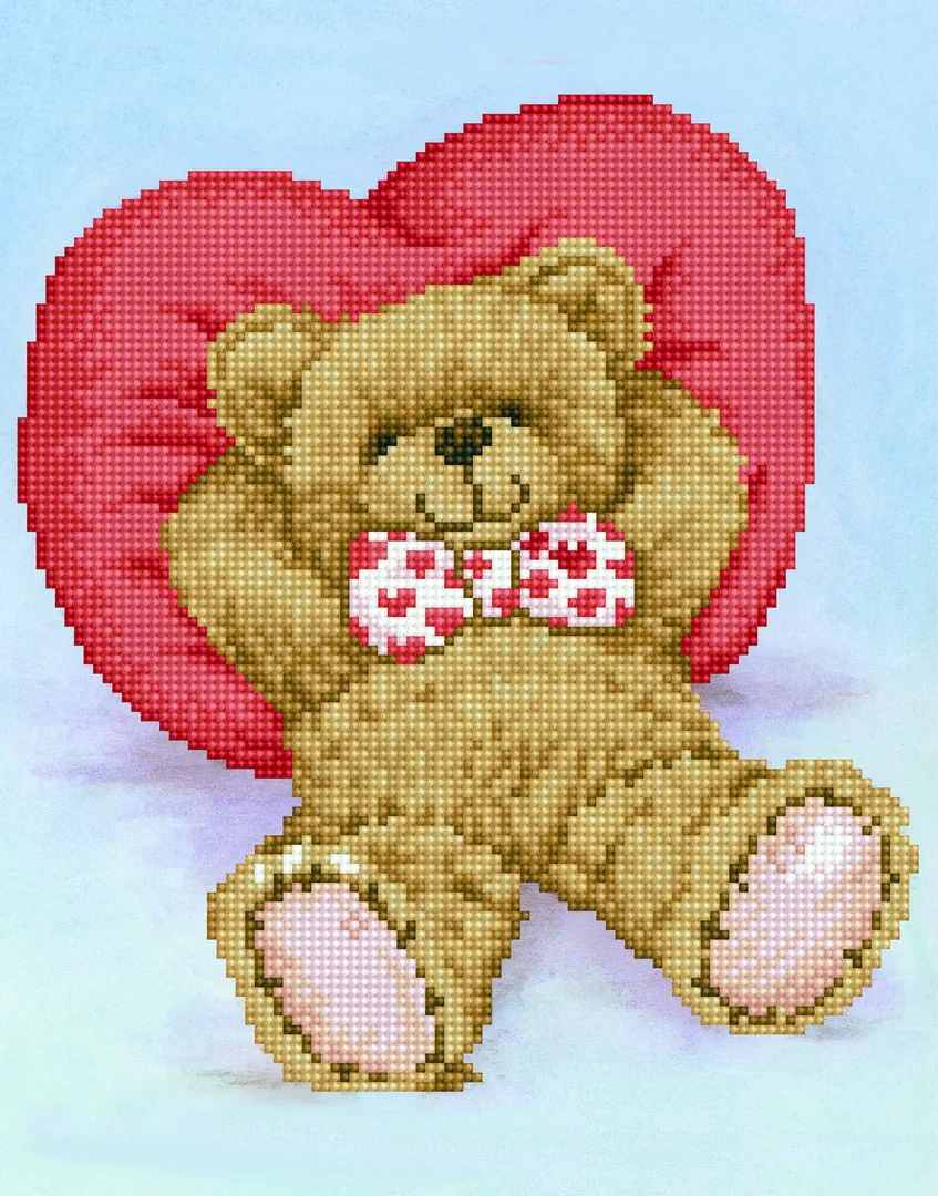 Diamond Dotz Relax-a-Bear - 10.6" x 13.8" - Image 2