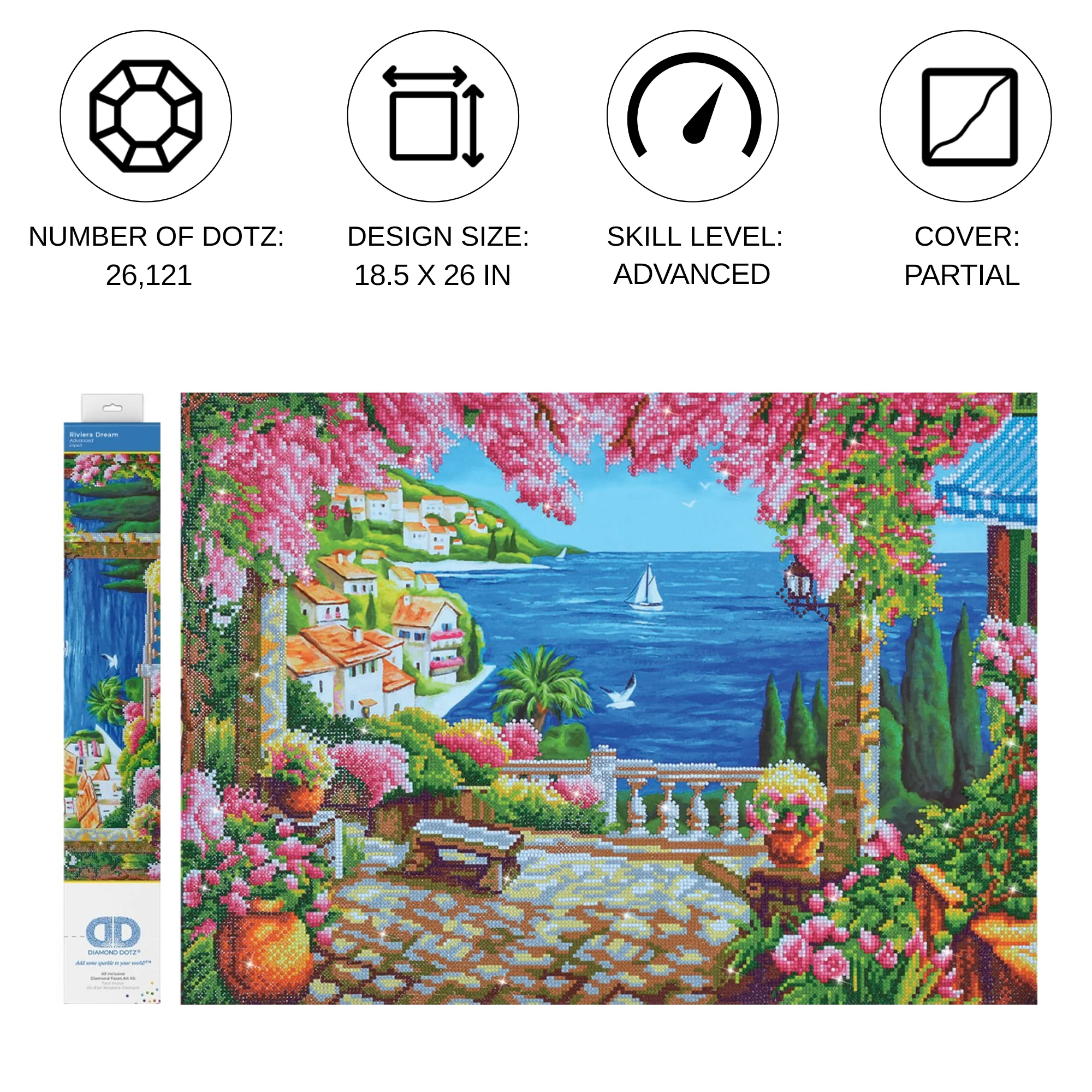 Diamond Dotz Riviera Dream - 26.0" x 18.5" - Image 5