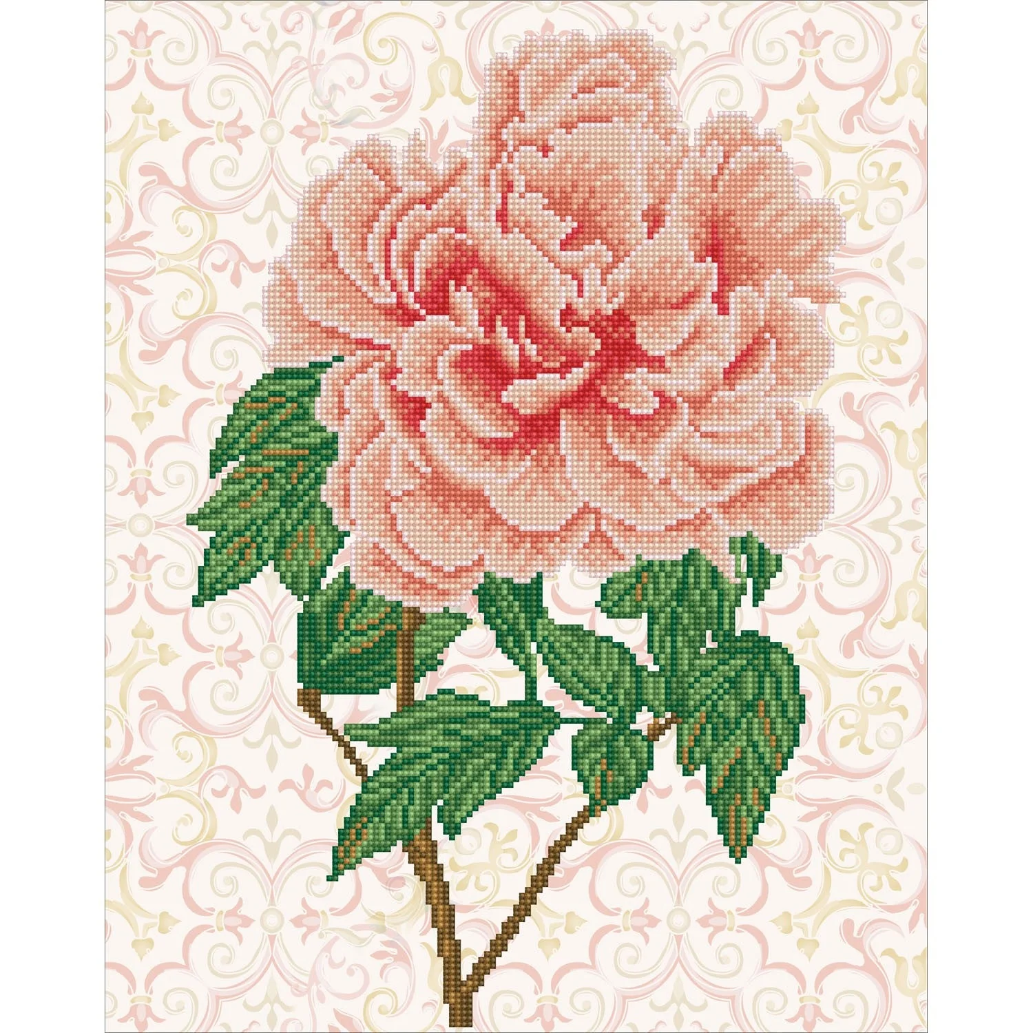 Diamond Dotz Rose Blush - 15.8" x 19.7"