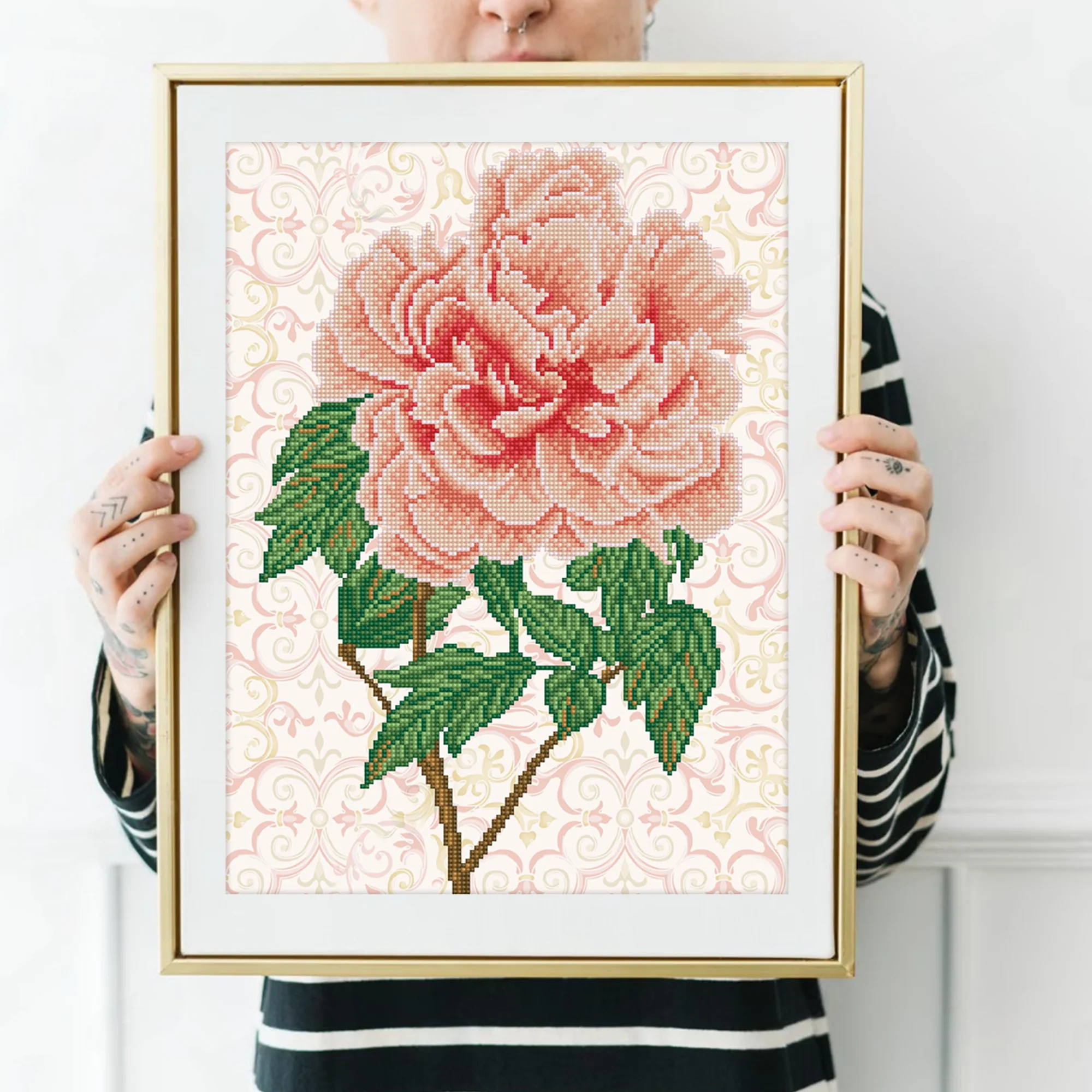 Diamond Dotz Rose Blush - 15.8" x 19.7" - Image 4