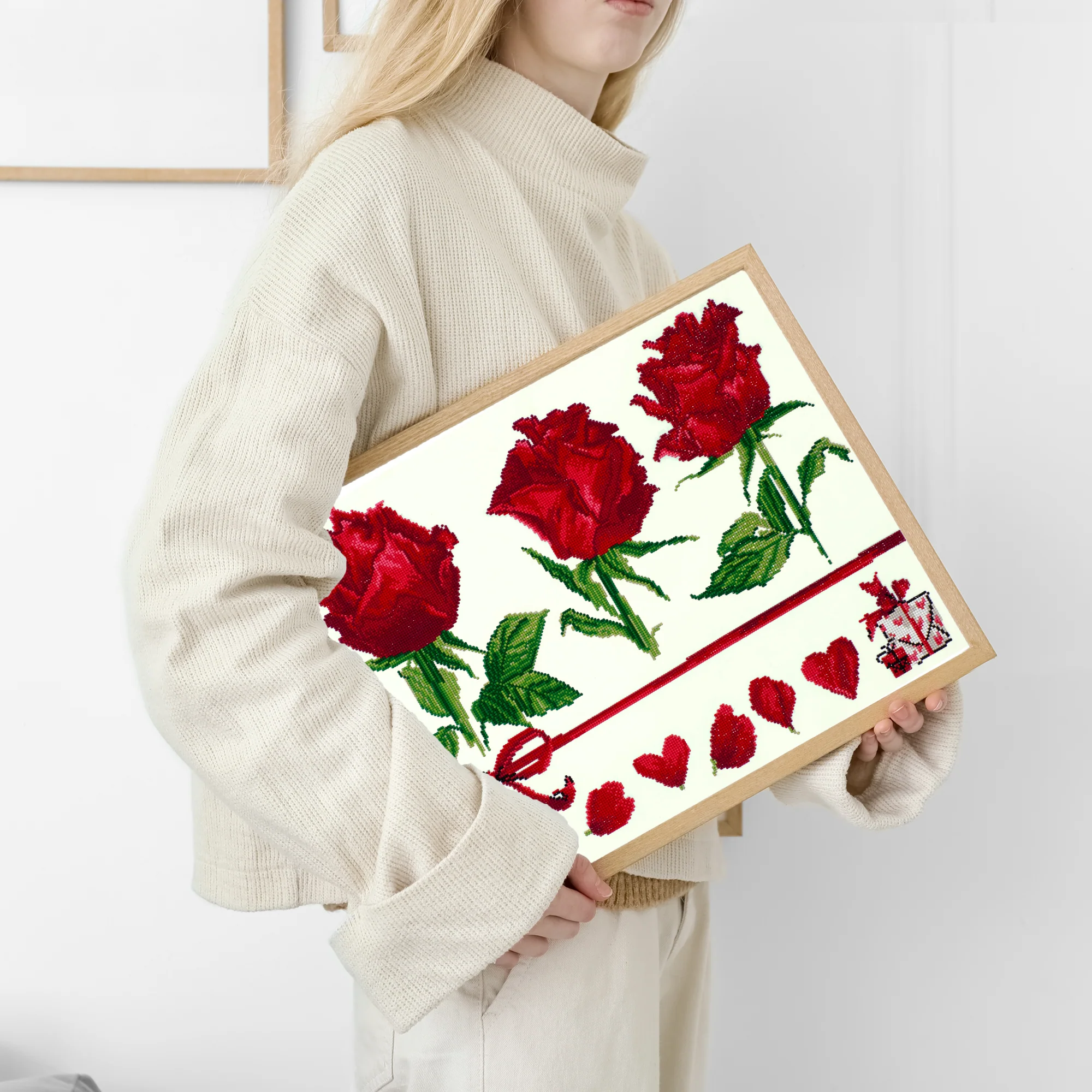 Diamond Dotz Rose Gift - 26.4" x 20.5" - Image 4