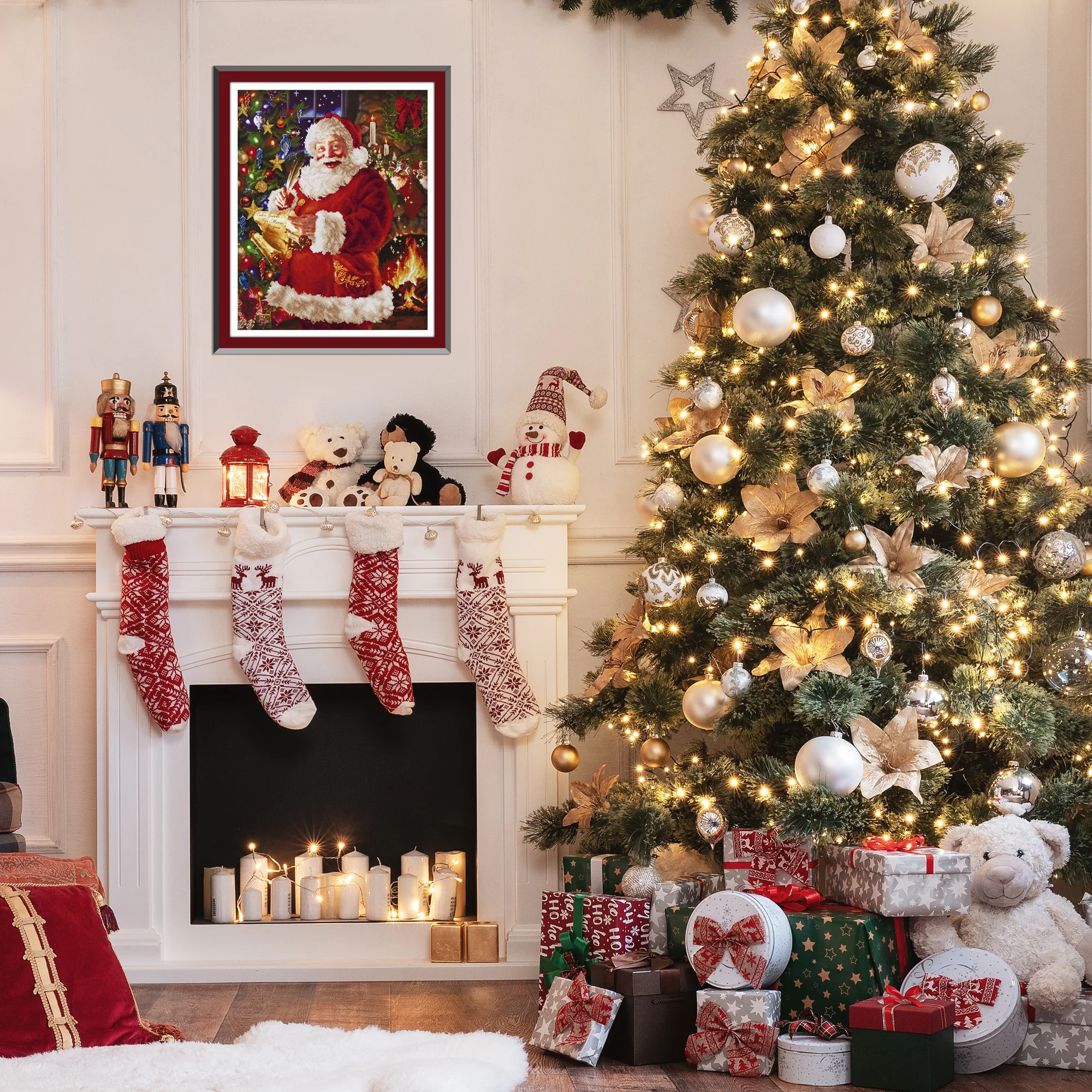 Diamond Dotz Santa's List - 22.4" x 28.4" - Image 2