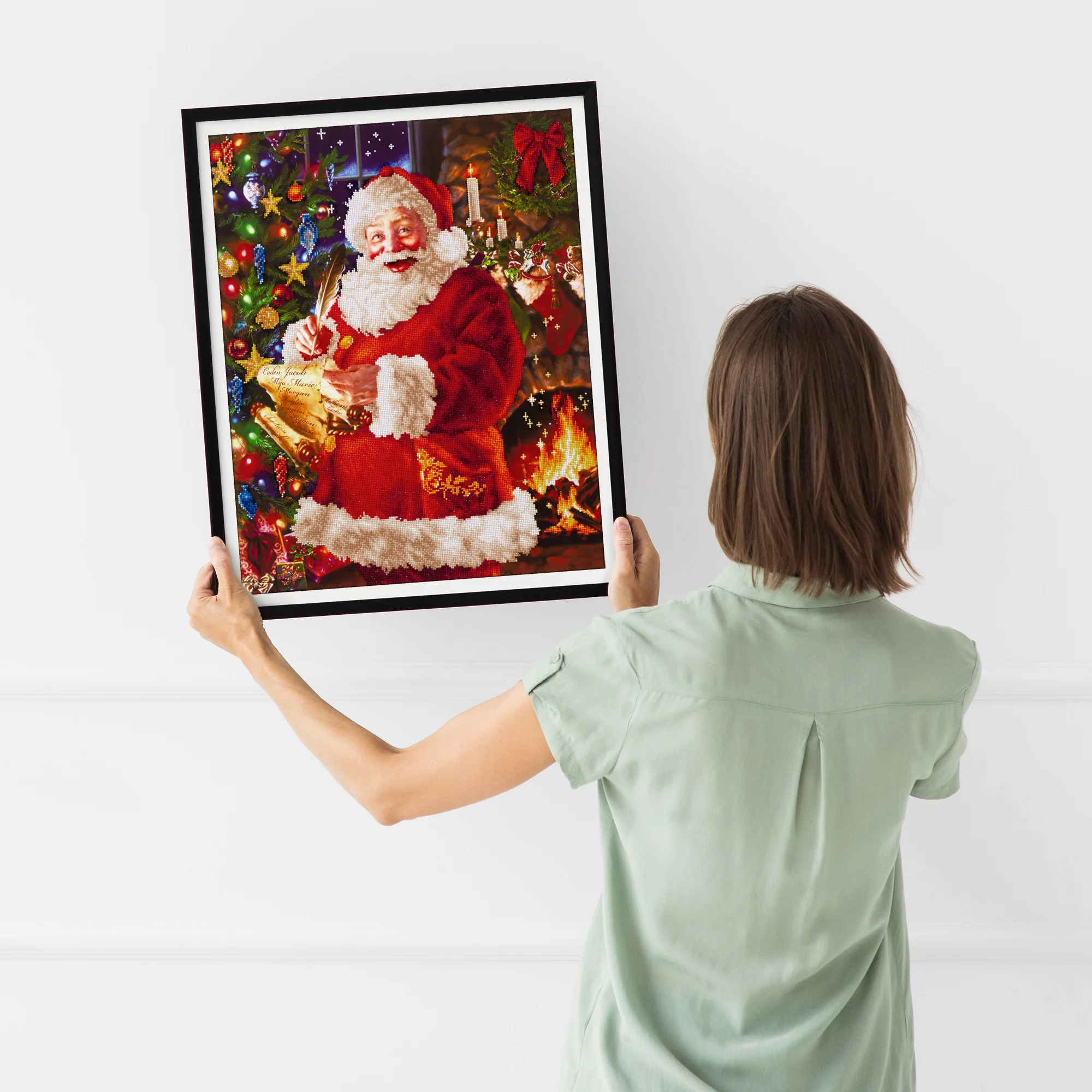 Diamond Dotz Santa's List - 22.4" x 28.4" - Image 3