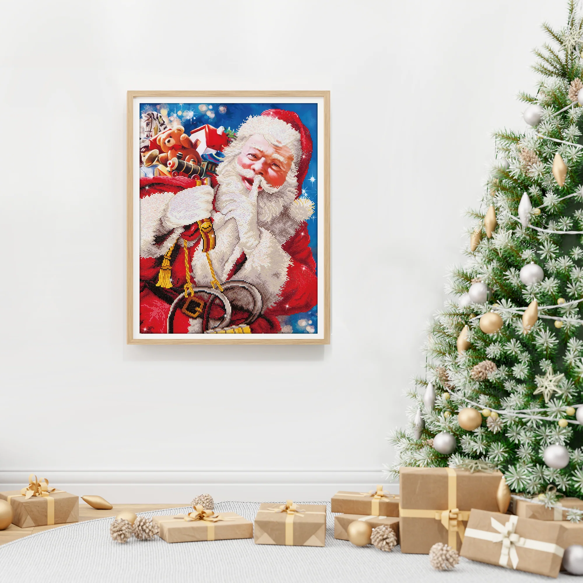Diamond Dotz Santa's Secret - 22.4" x 32.3" - Image 2