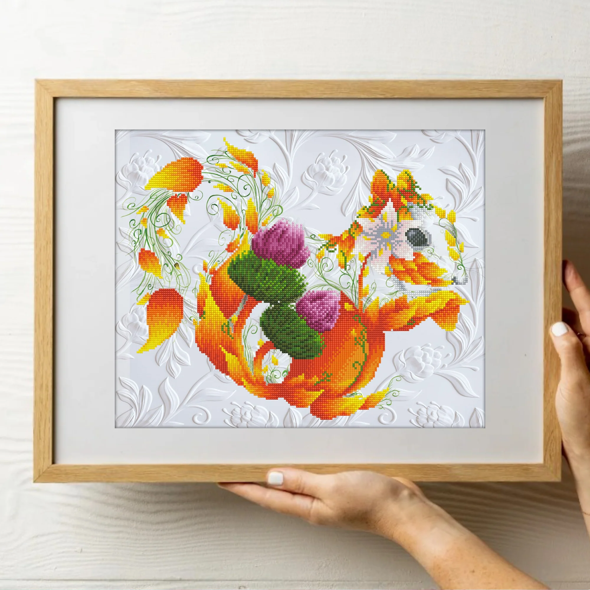 Diamond Dotz Scotch Squirrel - 20.5" x 16.5" - Image 2