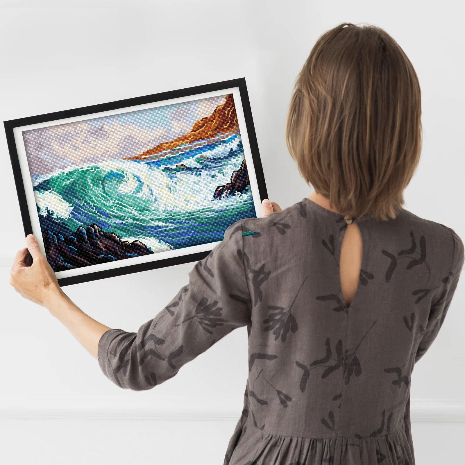 Diamond Dotz Seascape - 16.5" x 11.0" - Image 4