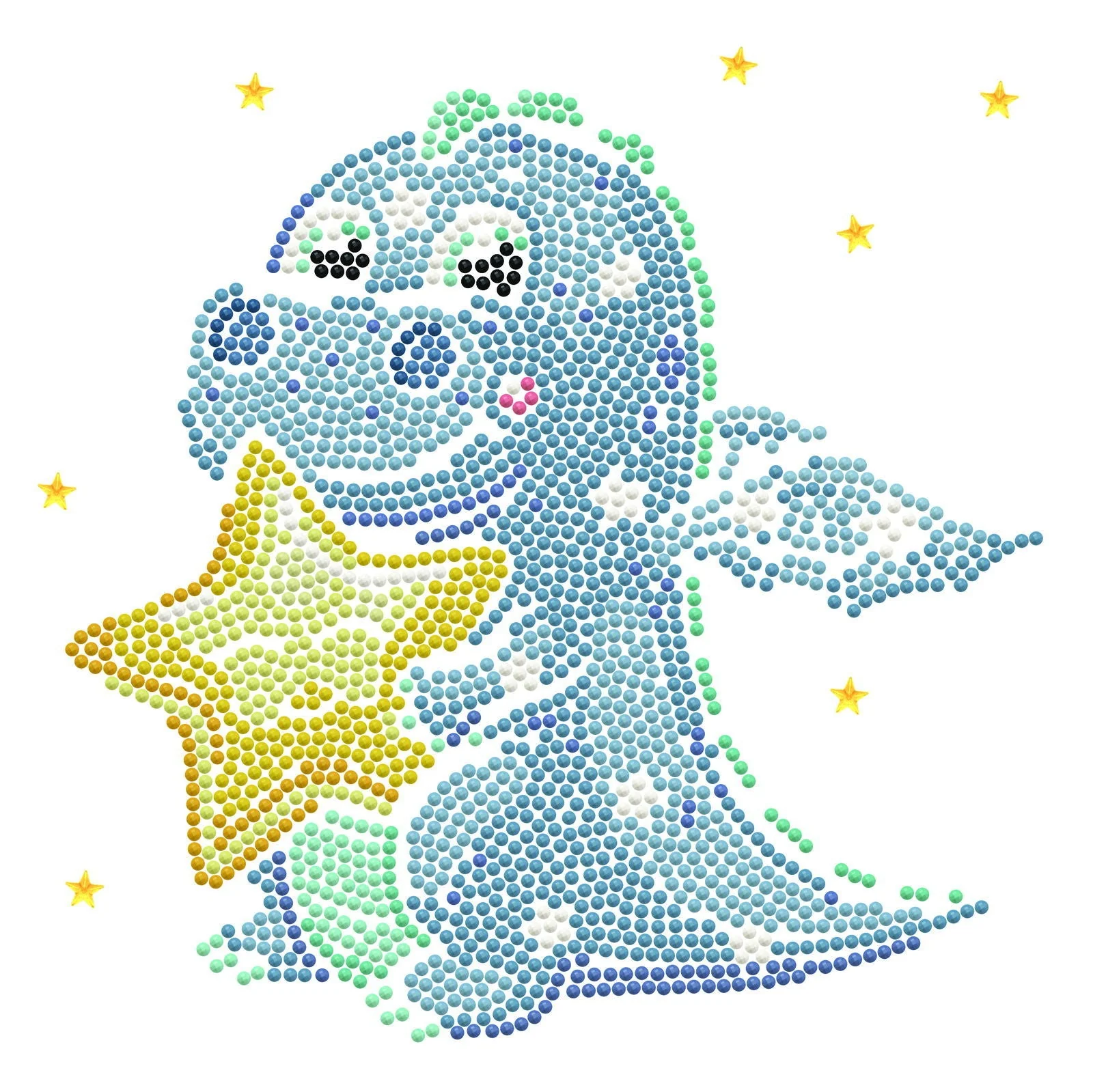 Diamond Dotz Decorative Box Sleepy Time Dragon - 8.7" x 8.7" - Image 4