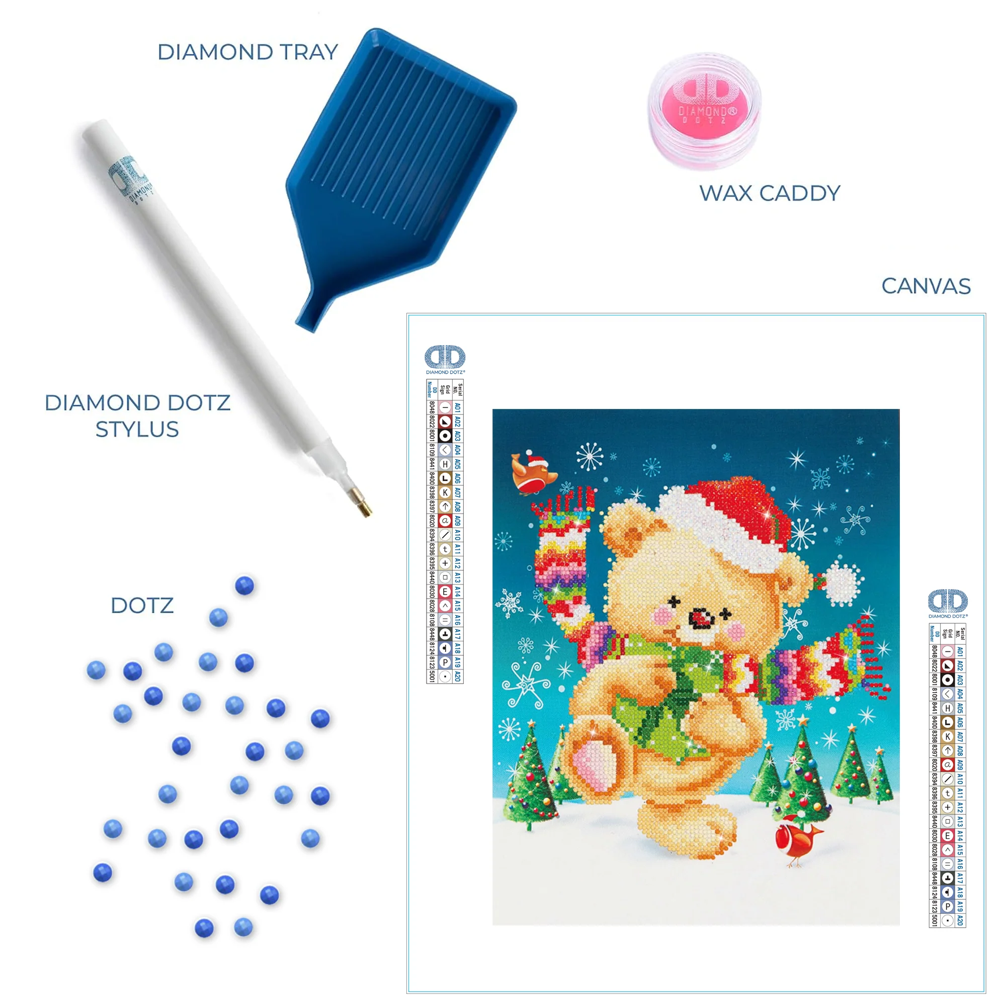 Diamond Dotz Snow Dance - 10.6" x 13.8" - Image 6