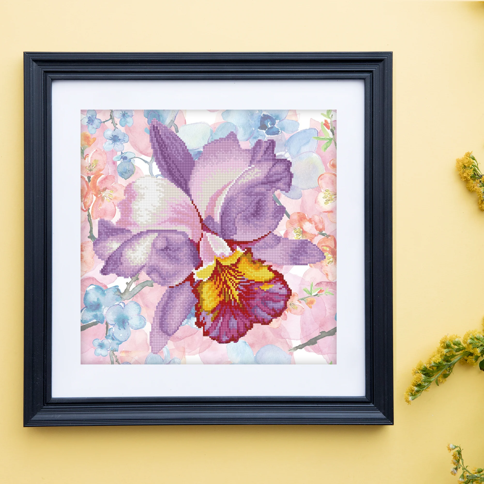 Diamond Dotz Sparkle Garden Mauve - 12.0" x 12.0" - Image 2