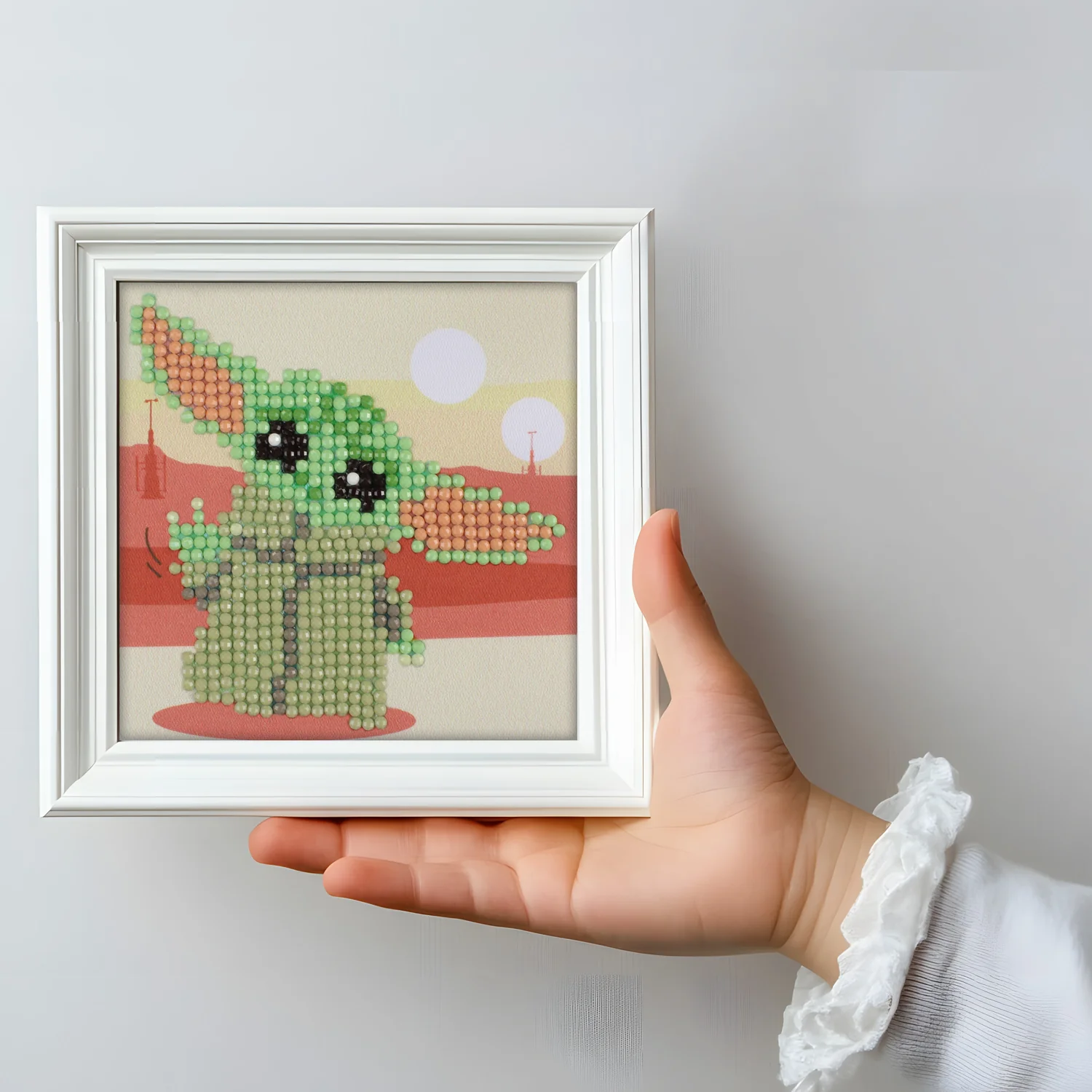 Diamond Dotz Star Wars Grogu Fun - 4.0" x 4.0" - Image 4
