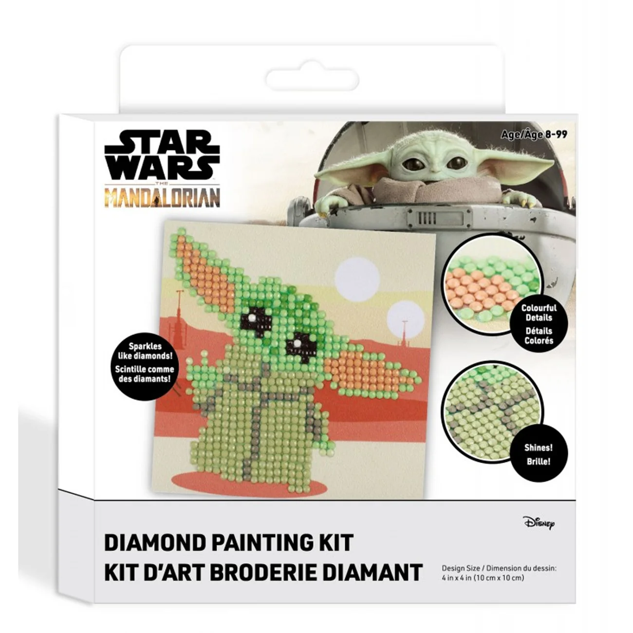 Diamond Dotz Star Wars Grogu Fun - 4.0" x 4.0" - Image 7