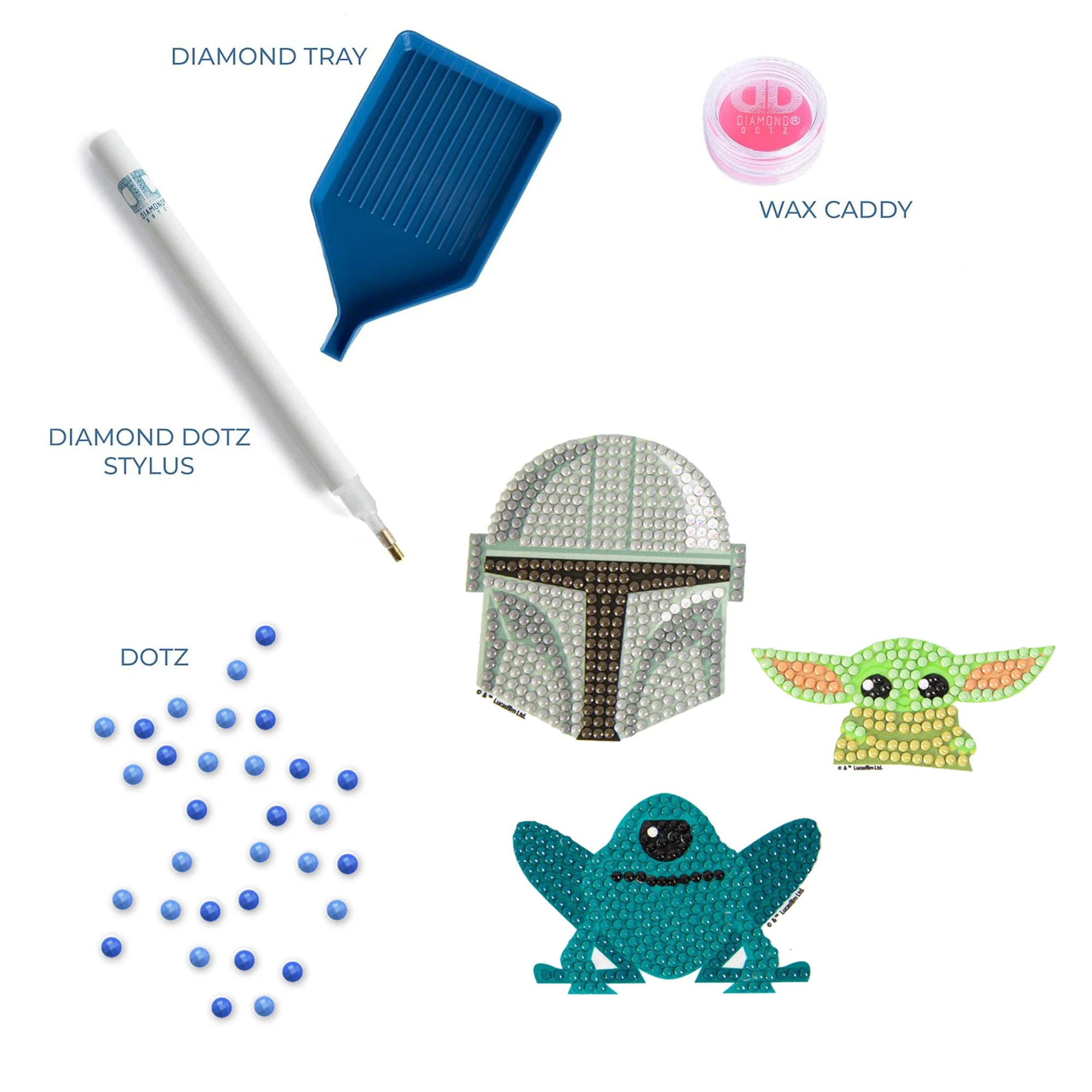 Diamond Dotz Star Wars The Mandalorian DOTZIES Sticker Kit - Image 5