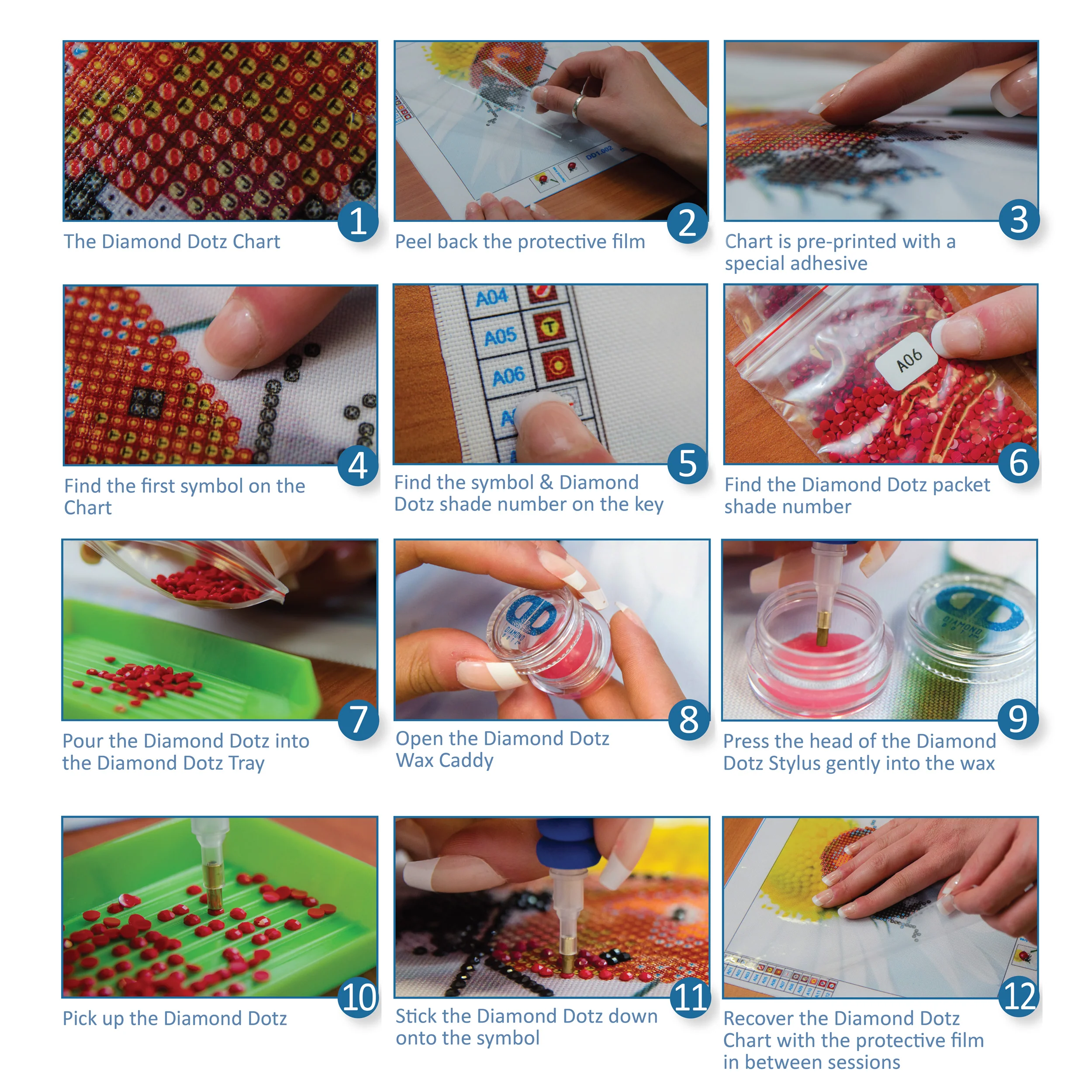 Diamond Dotz Statue of Liberty - 18.5" x 27.6" - Image 6