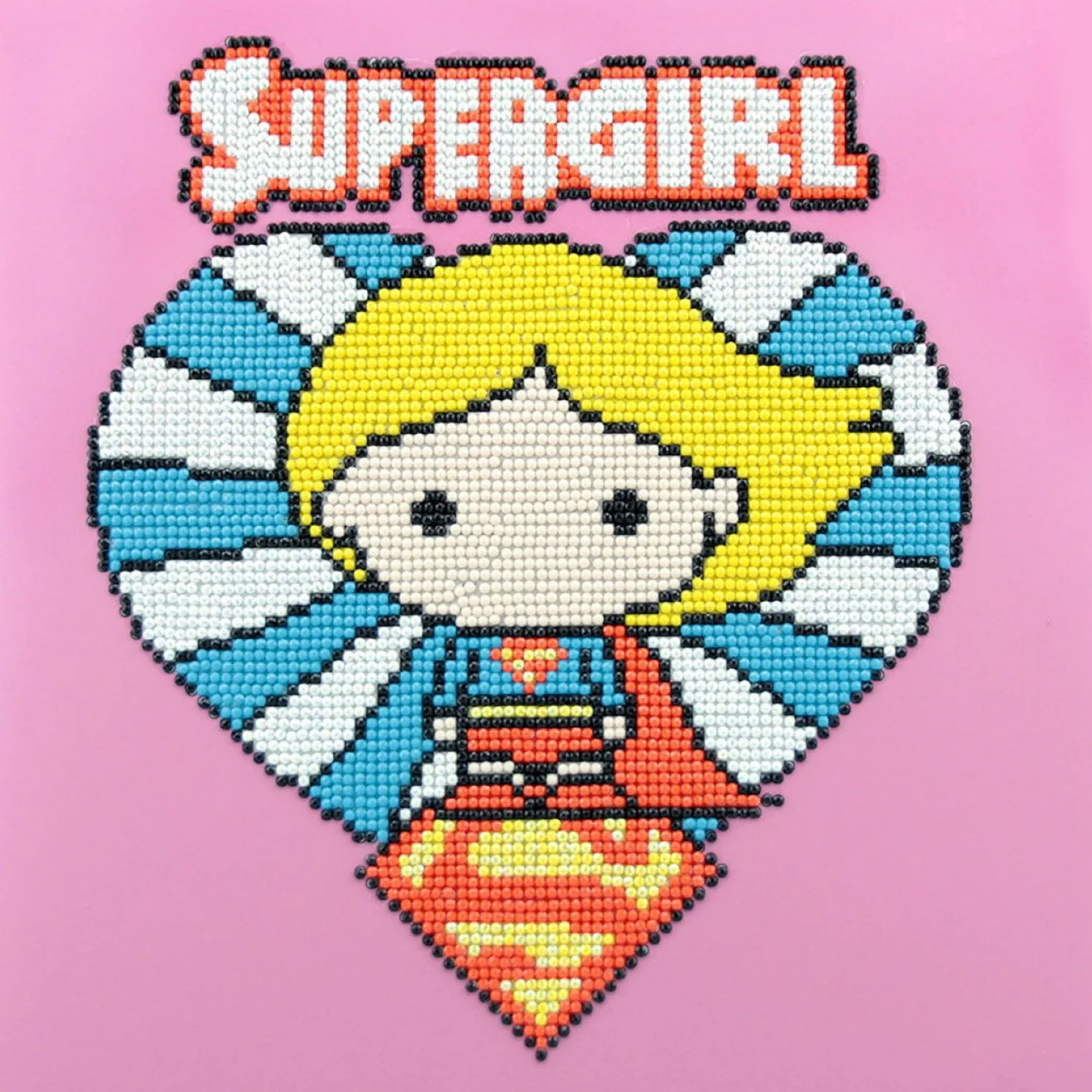 Diamond Dotz Supergirl - 11.0" x 11.0" - Image 4