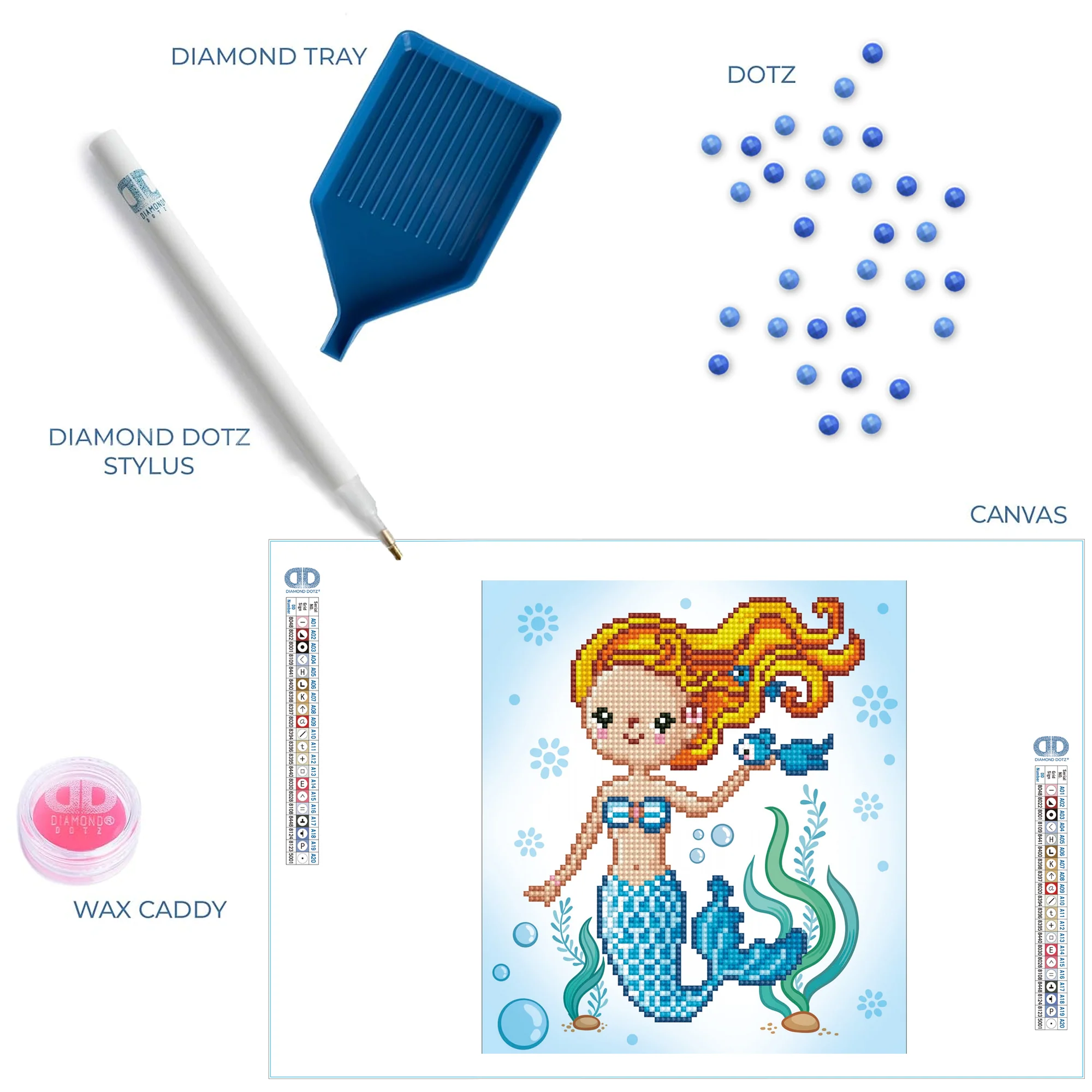Diamond Dotz Sweet Swimmer - 9.1" x 9.8" - Image 5