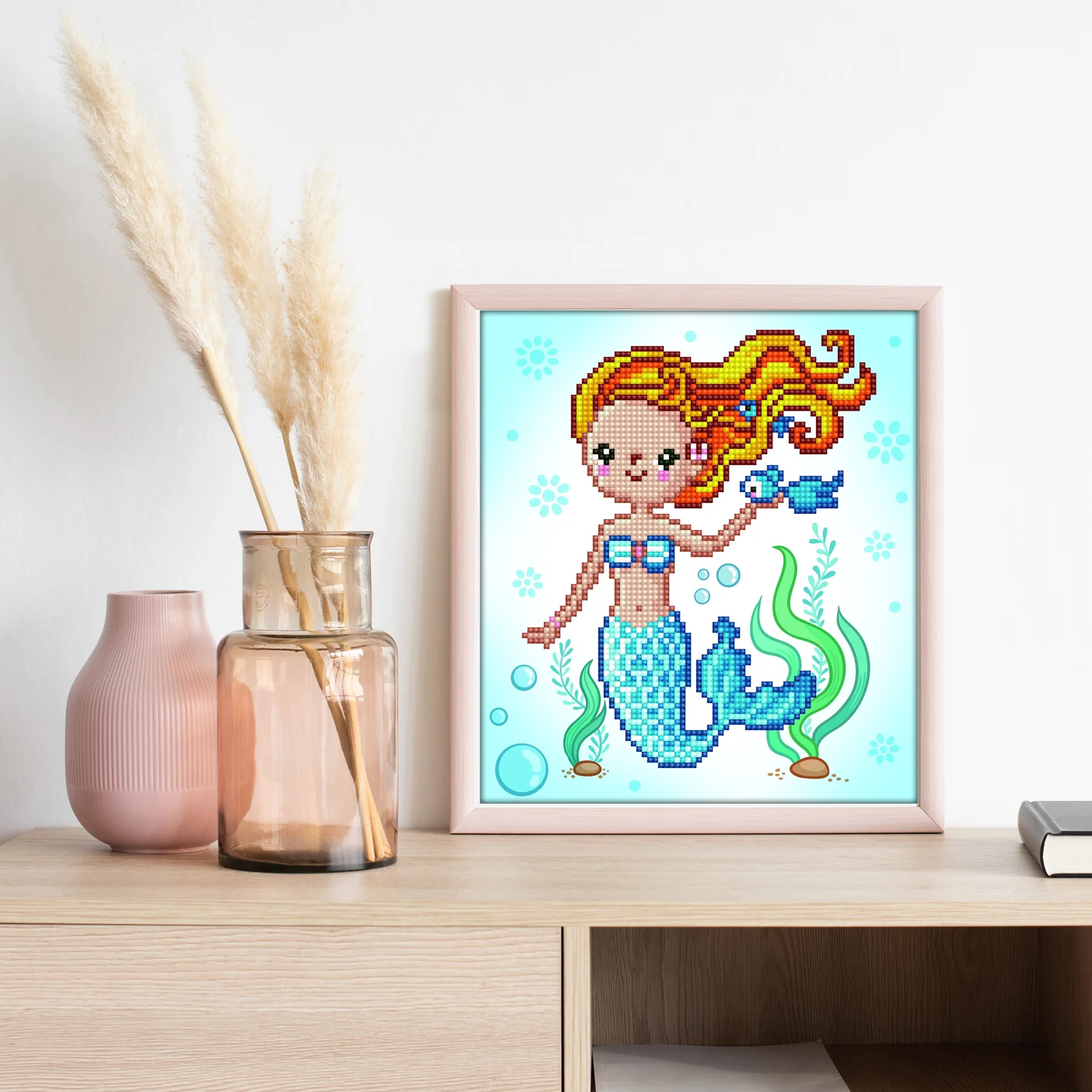 Diamond Dotz DOTZIES Sweet Swimmer Diamond Painting  - 9.1" x 9.8" - Image 3
