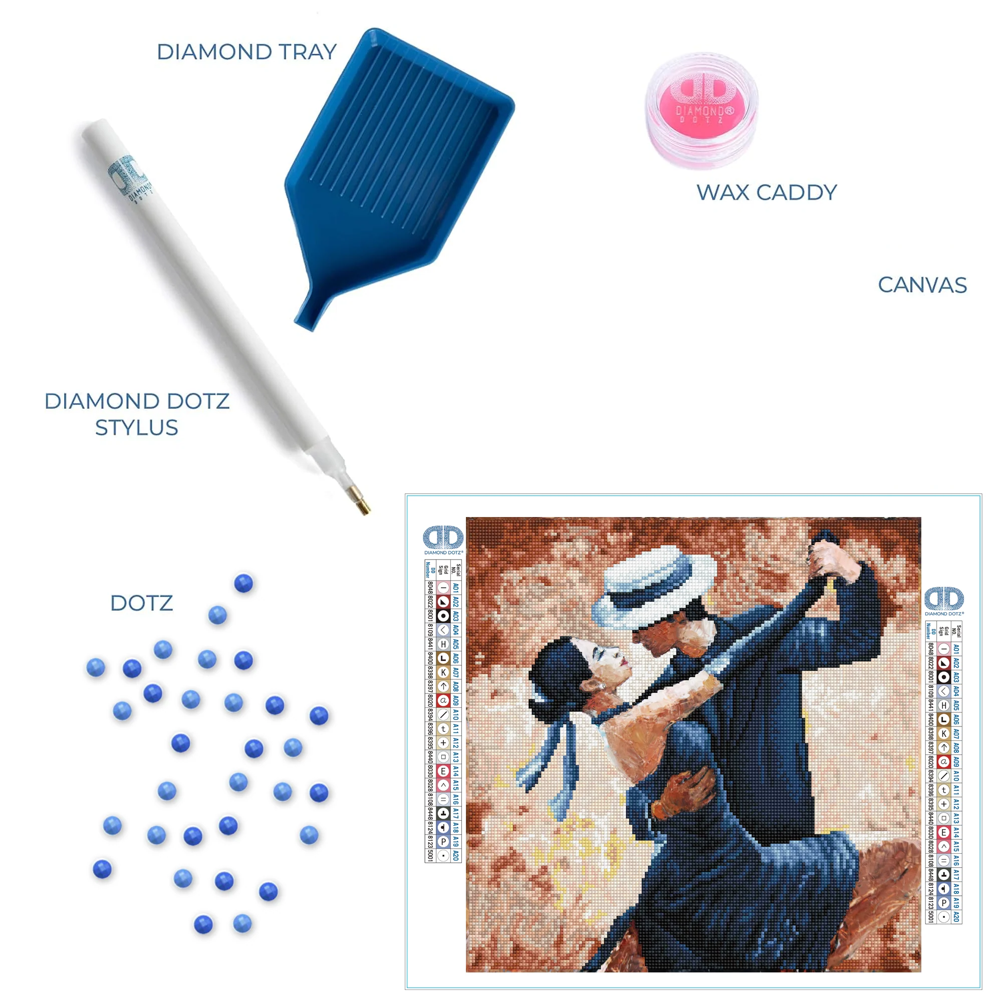 Diamond Dotz Tango Passion - 16.1" x 16.1" - Image 5