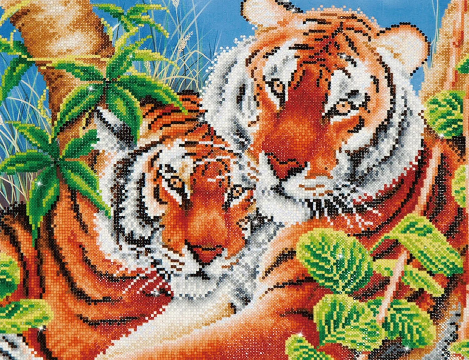 Diamond Dotz Tender Tigers - 20.5" x 14.6"