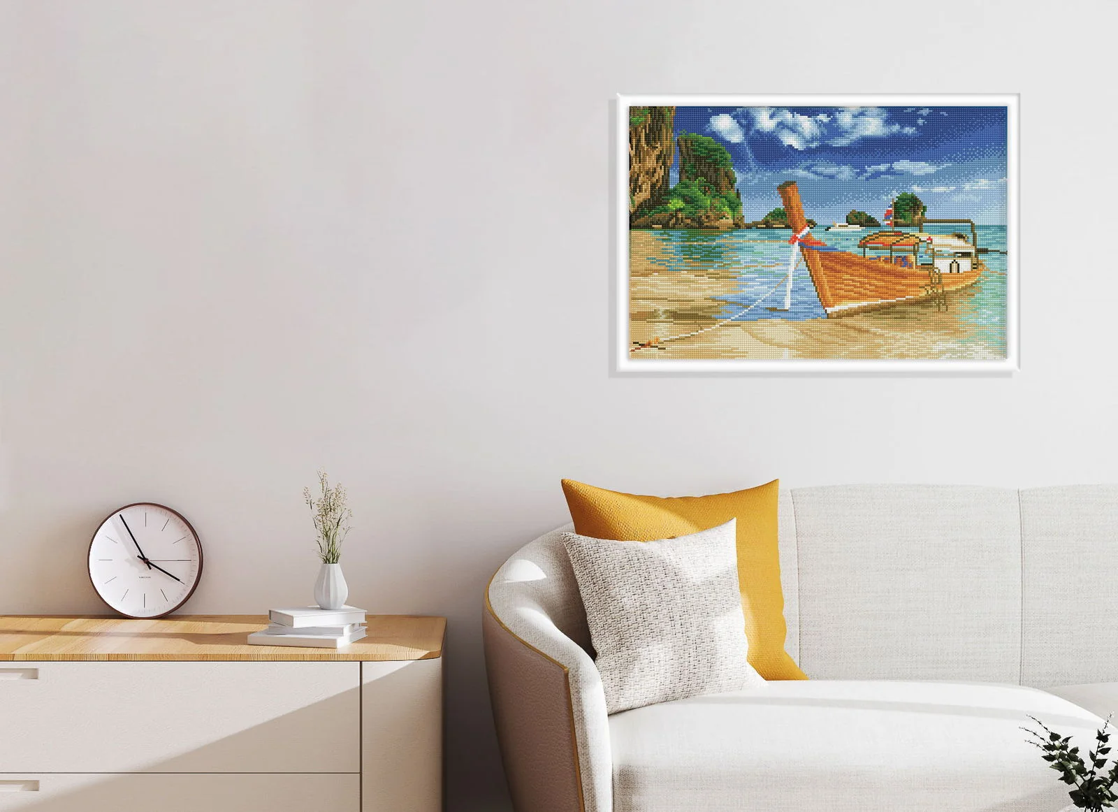 Diamond Dotz Thai Escape Pre-Framed Kit - 20.5" x 13.8" - Image 3