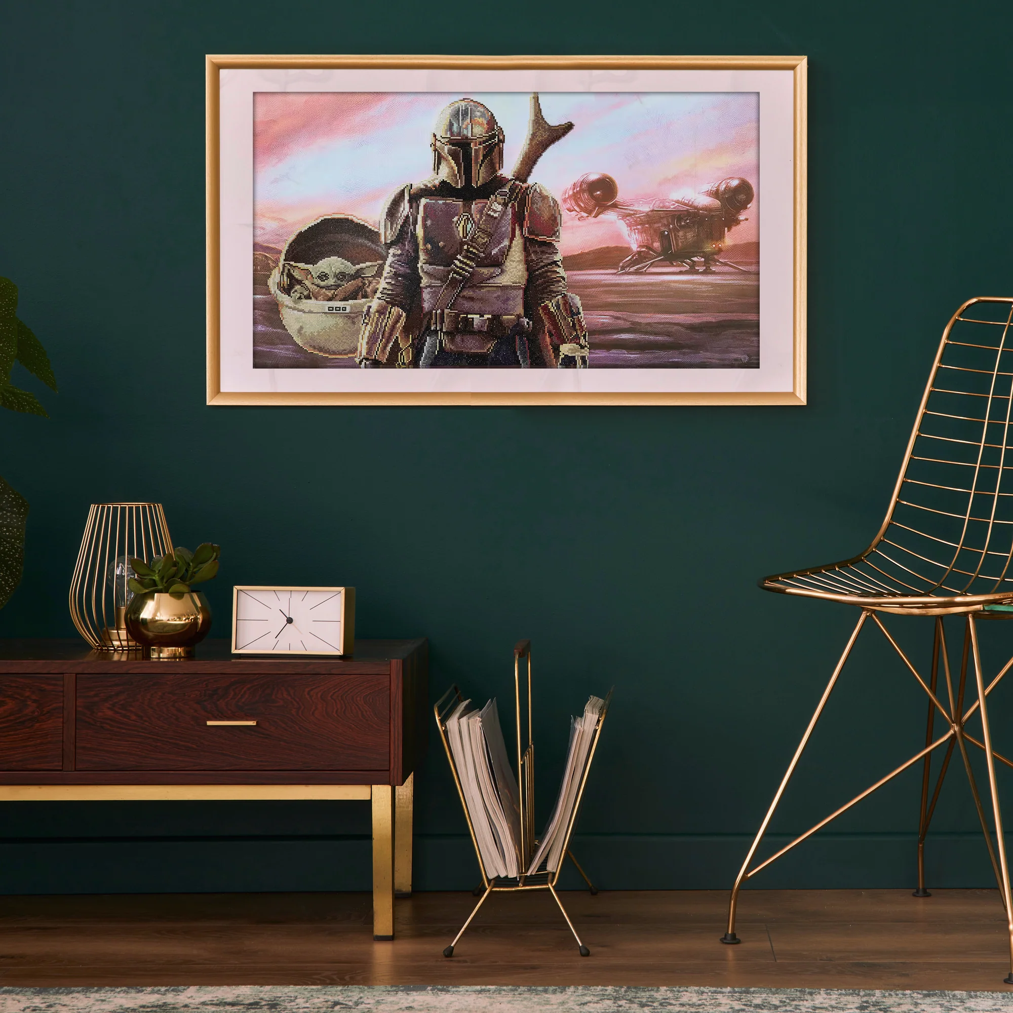 Diamond Dotz Star Wars Mandalorian Panorama - 39.4" x 21.7" - Image 2