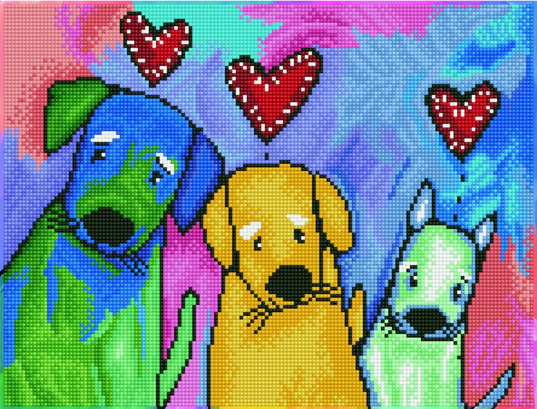 Diamond Dotz Three Amigos - 16.5" x 12.6"