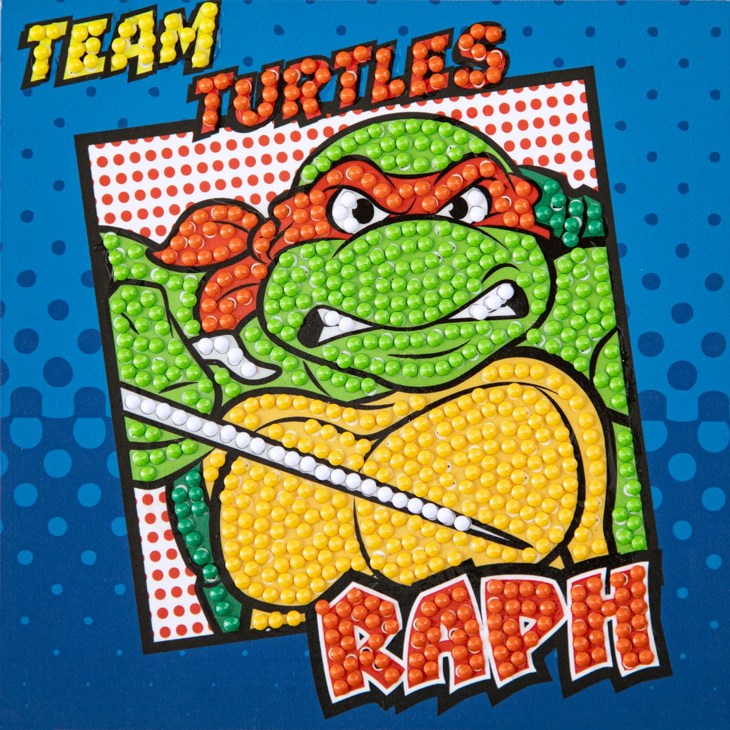 Diamond Dotz DOTZIES TMNT Raph Diamond Painting - 5.1" x 5.1" - Image 6