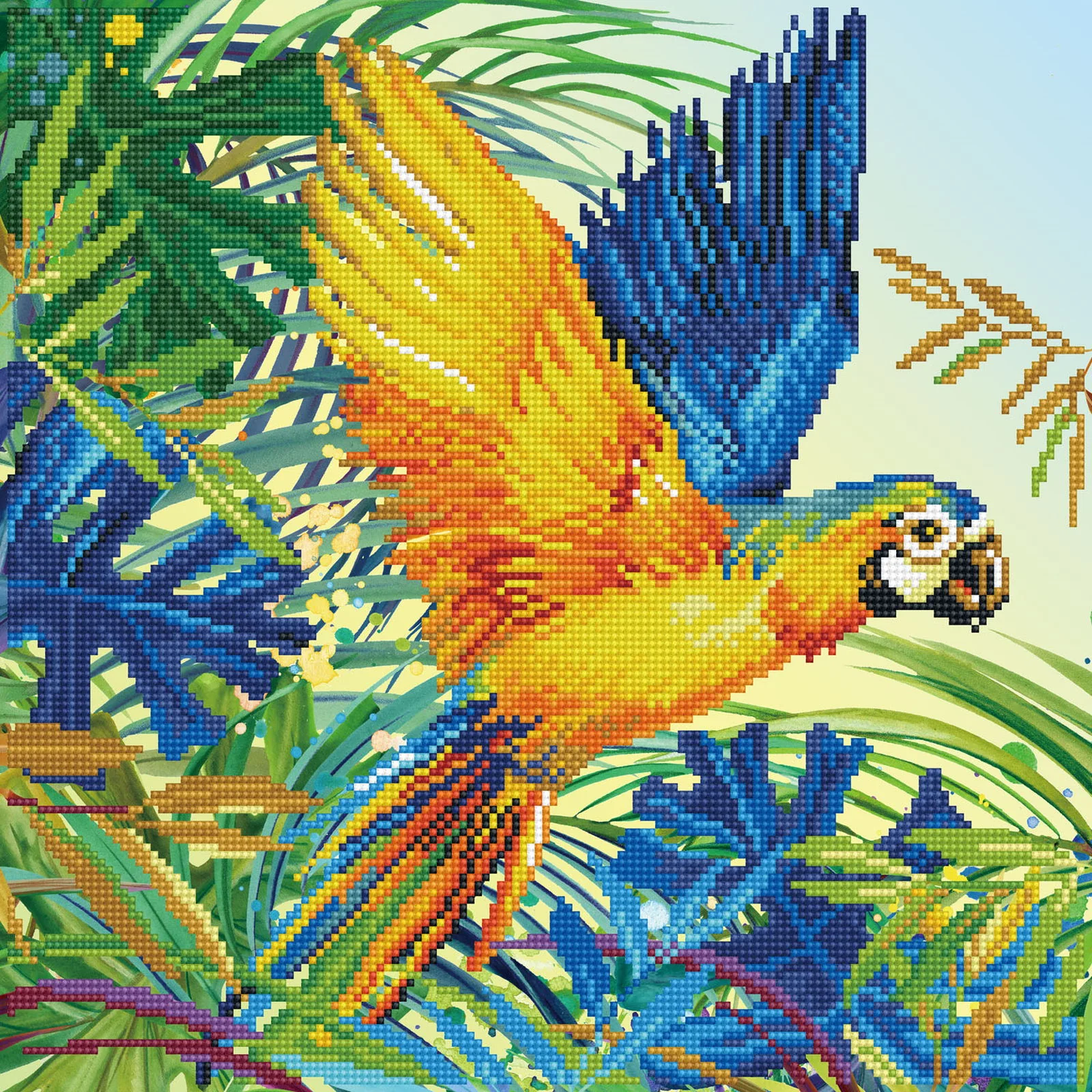 Diamond Dotz Tropical Majesty - 16.1" x 16.1"
