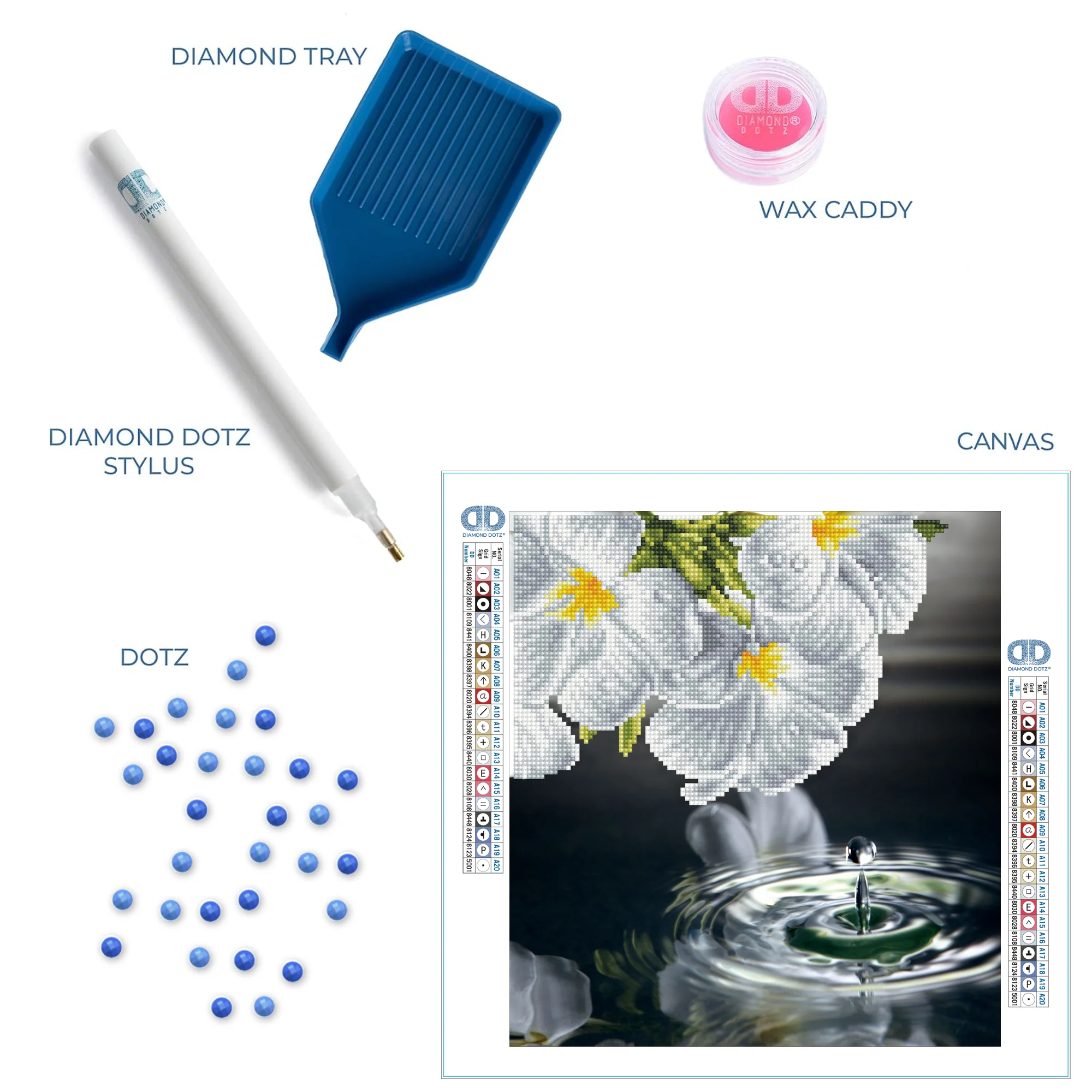 Diamond Dotz Water Droplet - 12.6" x 13.8" - Image 4