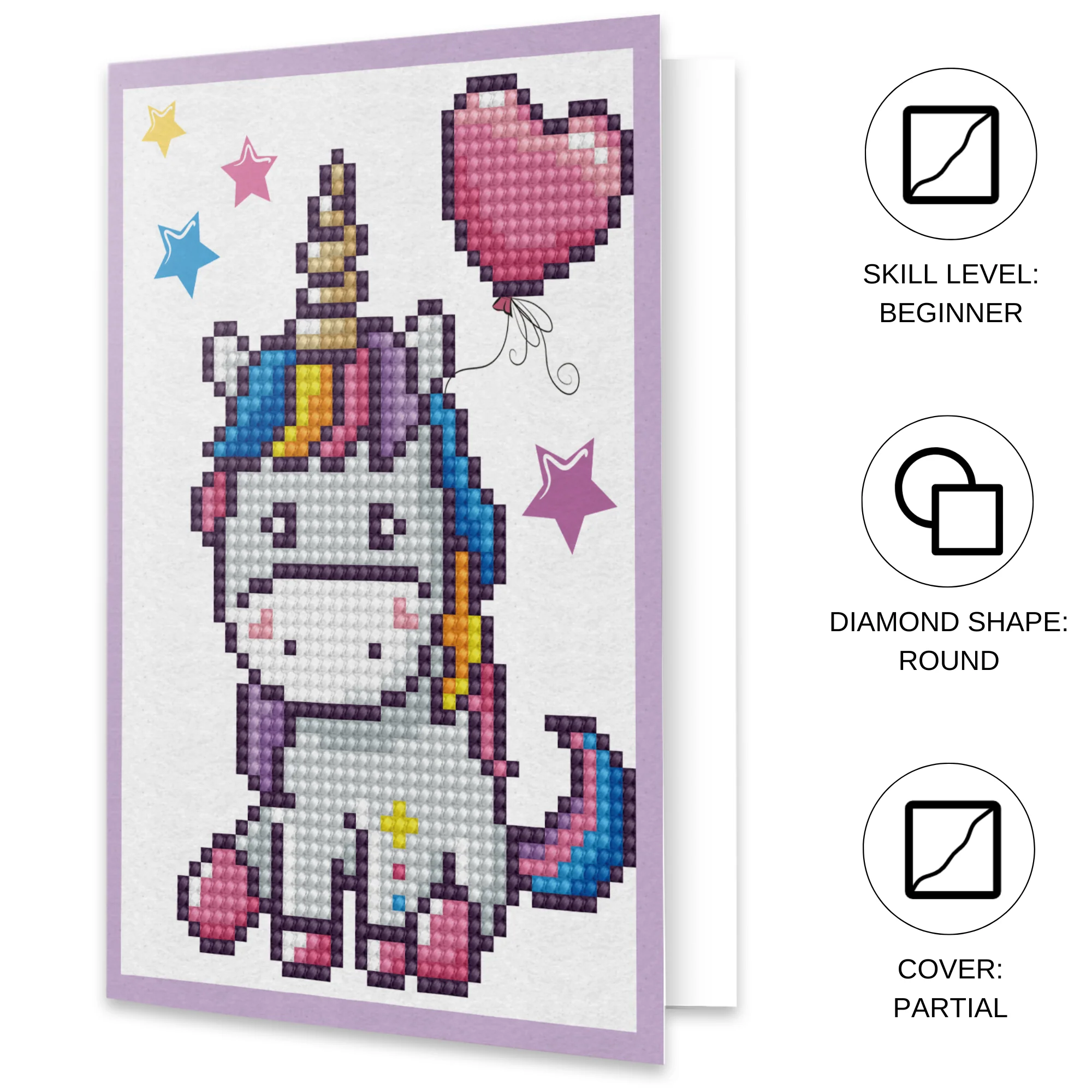Diamond Dotz Welcome Baby Greeting Card - 5.0" x 7.0" - Image 3