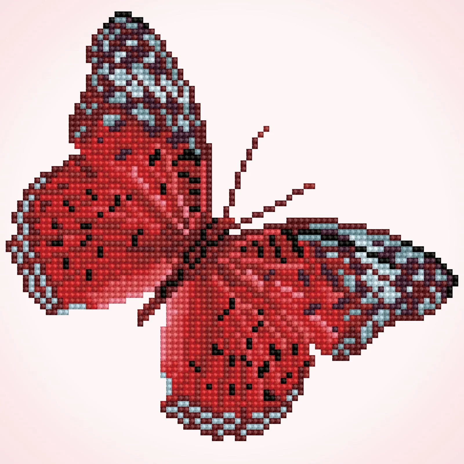 Diamond Dotz Whisper Red - 9.1" x 9.1"
